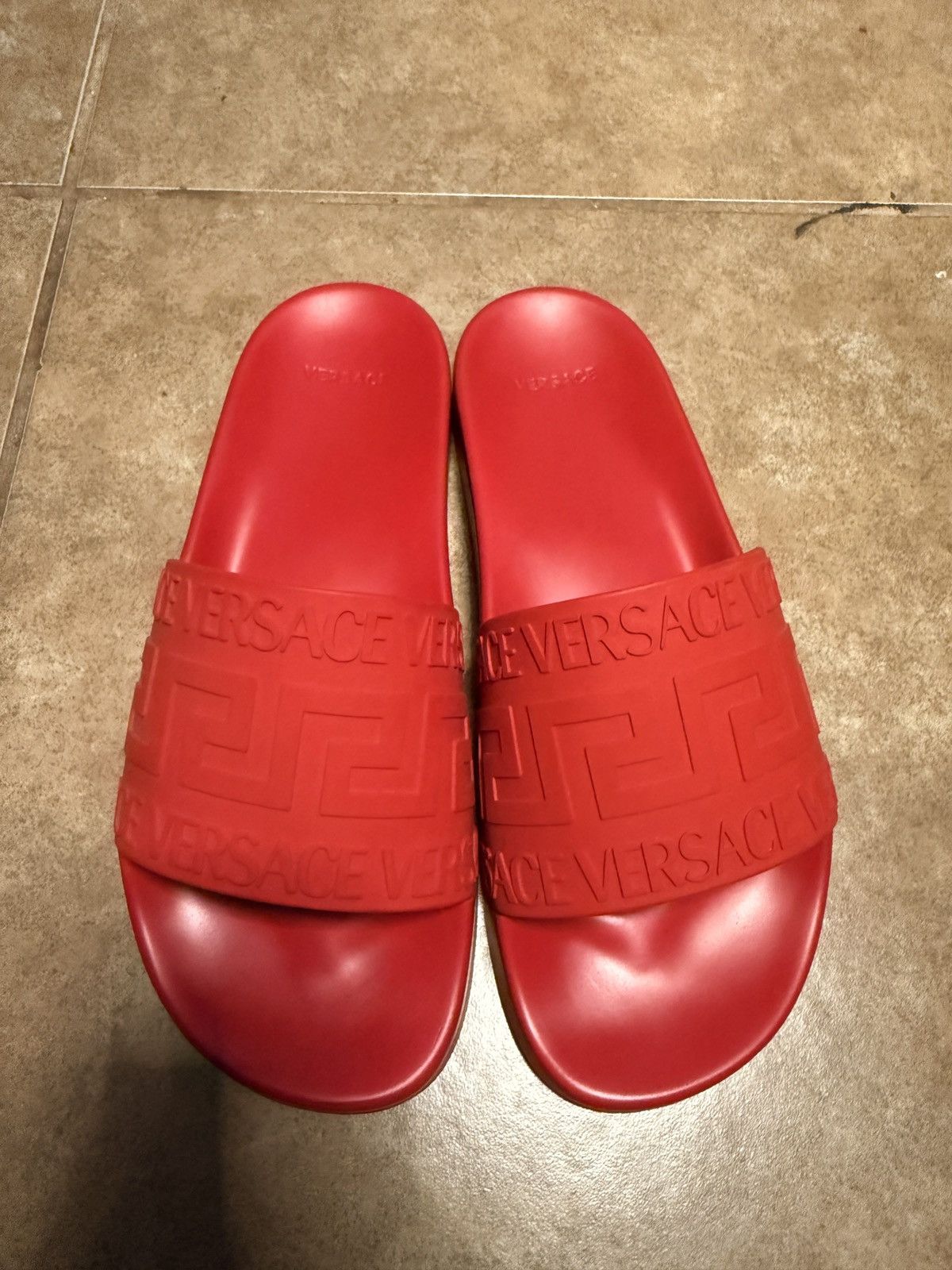 Versace Versace Chainlink Rubber Slides Size US 11 / IT 41 - 1 Thumbnail