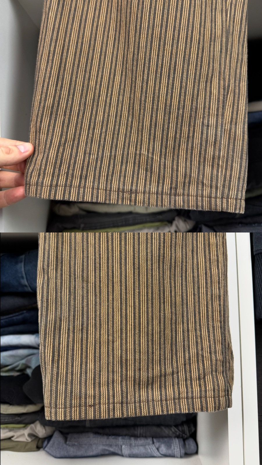 Other Vintage Wah Maker USA Buckle Back Striped Western Pants Size US 38 / EU 54 - 12 Thumbnail