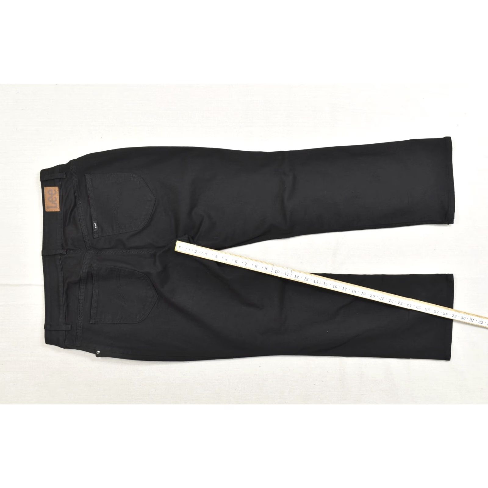 Lee Lee Regular Fit Bootcut Pants Mid Rise Black 16W P Petite Stretch Women's Casual Trousers Size 38" / US 16 / IT 52 - 3 Thumbnail