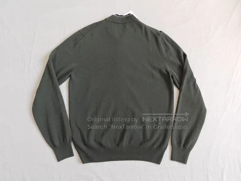 Hermes Hermes Cashmere zip-up jacket, olive green, 100% cashmere Size US L / EU 52-54 / 3 - 8 Thumbnail