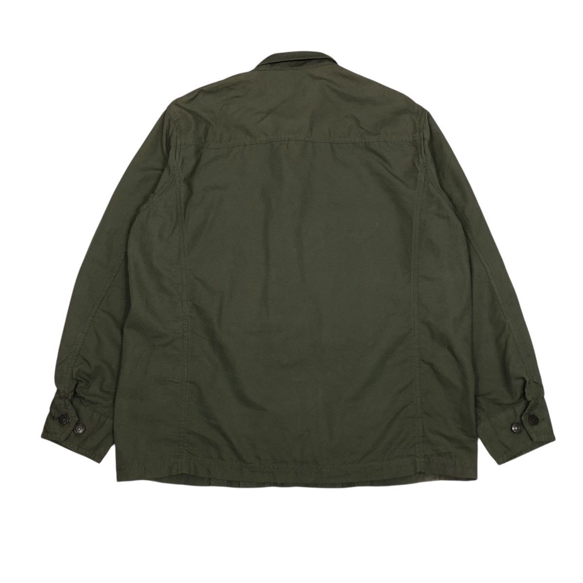 Japanese Brand 🔥VINTAGE BUTTON CHORE WORK JACKET CROCODILE ISSEY MIYAKE Size US L / EU 52-54 / 3 - 2 Thumbnail