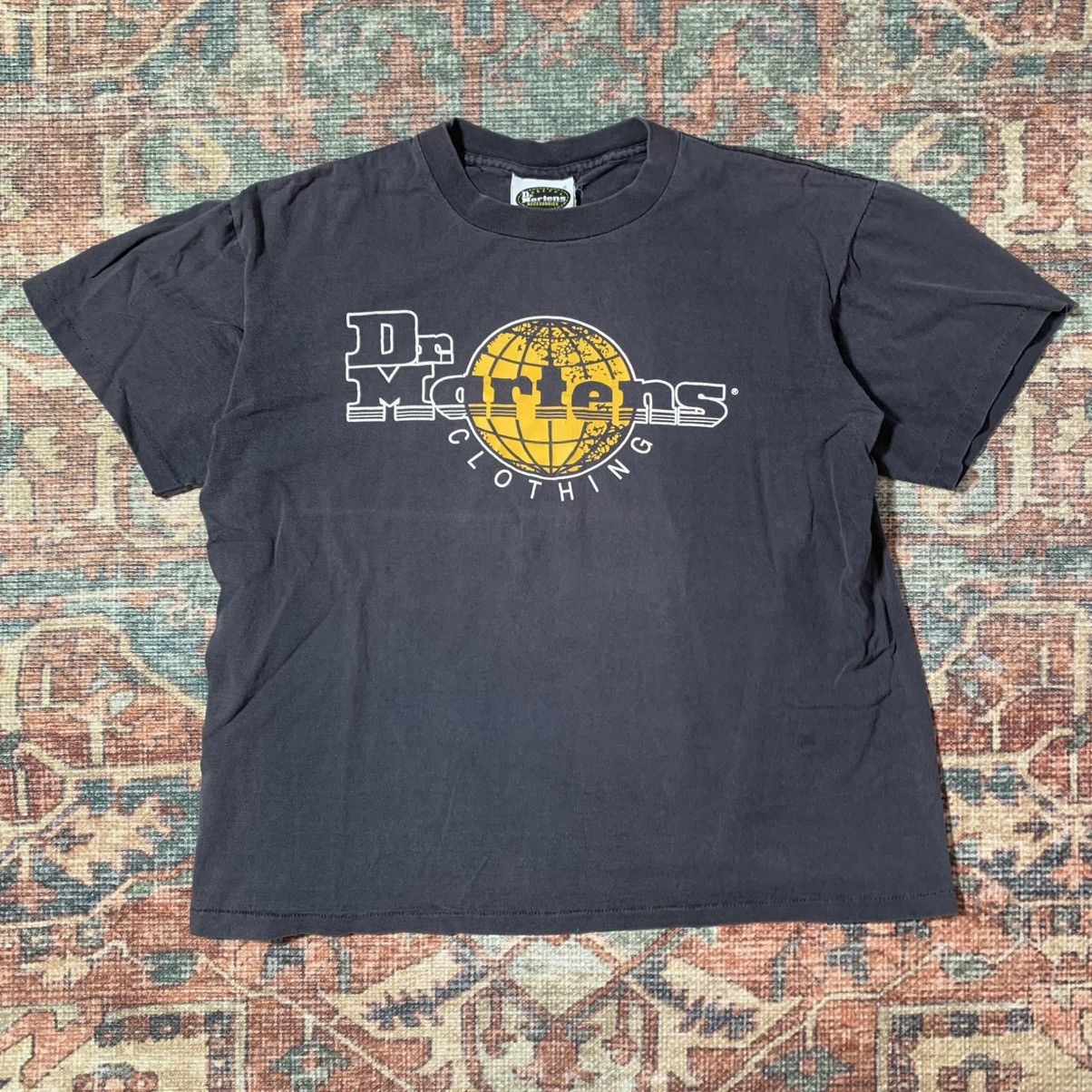 Dr. Martens Vintage Faded Black Dr. Martens Tee BOXY Size US L / EU 52-54 / 3 - 1 Thumbnail