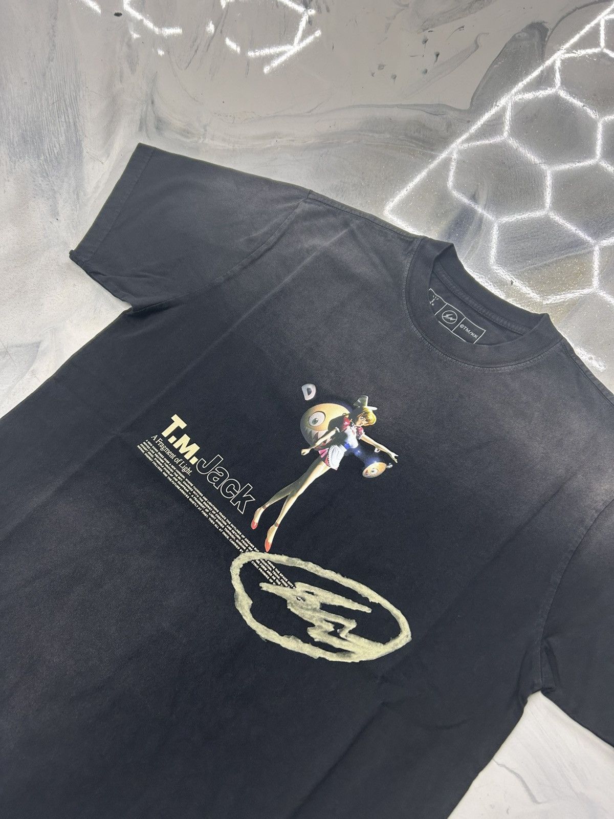 Fragment Design × Jordan Brand × Travis Scott Travis Scott x Murakami x Fragment Tokyo Tee Black Size S Size US S / EU 44-46 / 1 - 4 Thumbnail