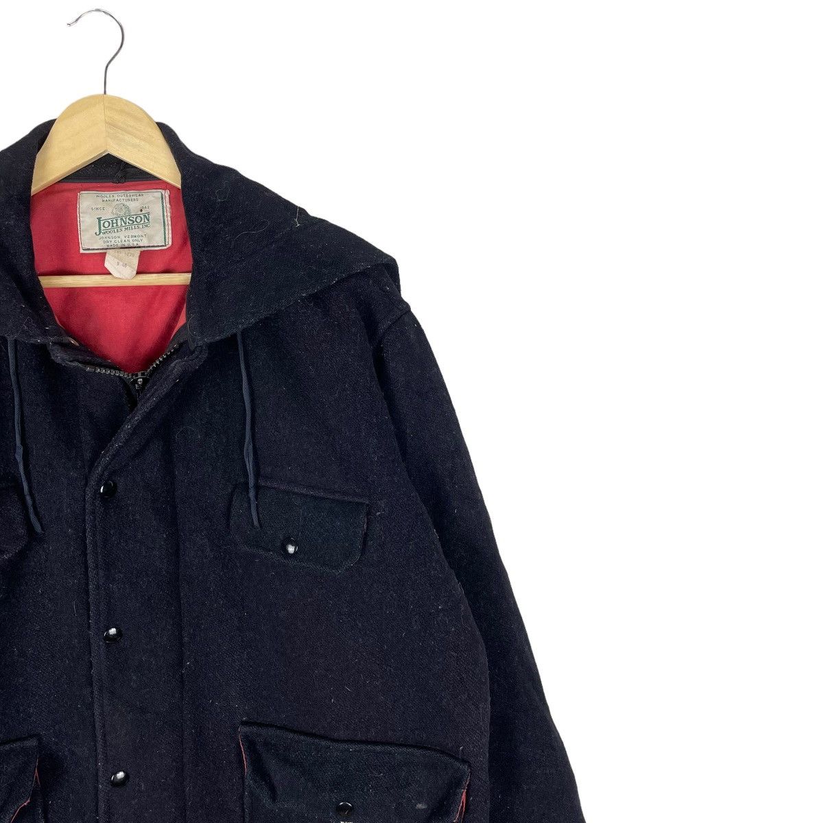 Johnson Woolen Mills 🔥JOHNSON WOOLEN MILLS UTILITY POCKET HOODIE ZIPPER JACKET Size US M / EU 48-50 / 2 - 7 Thumbnail