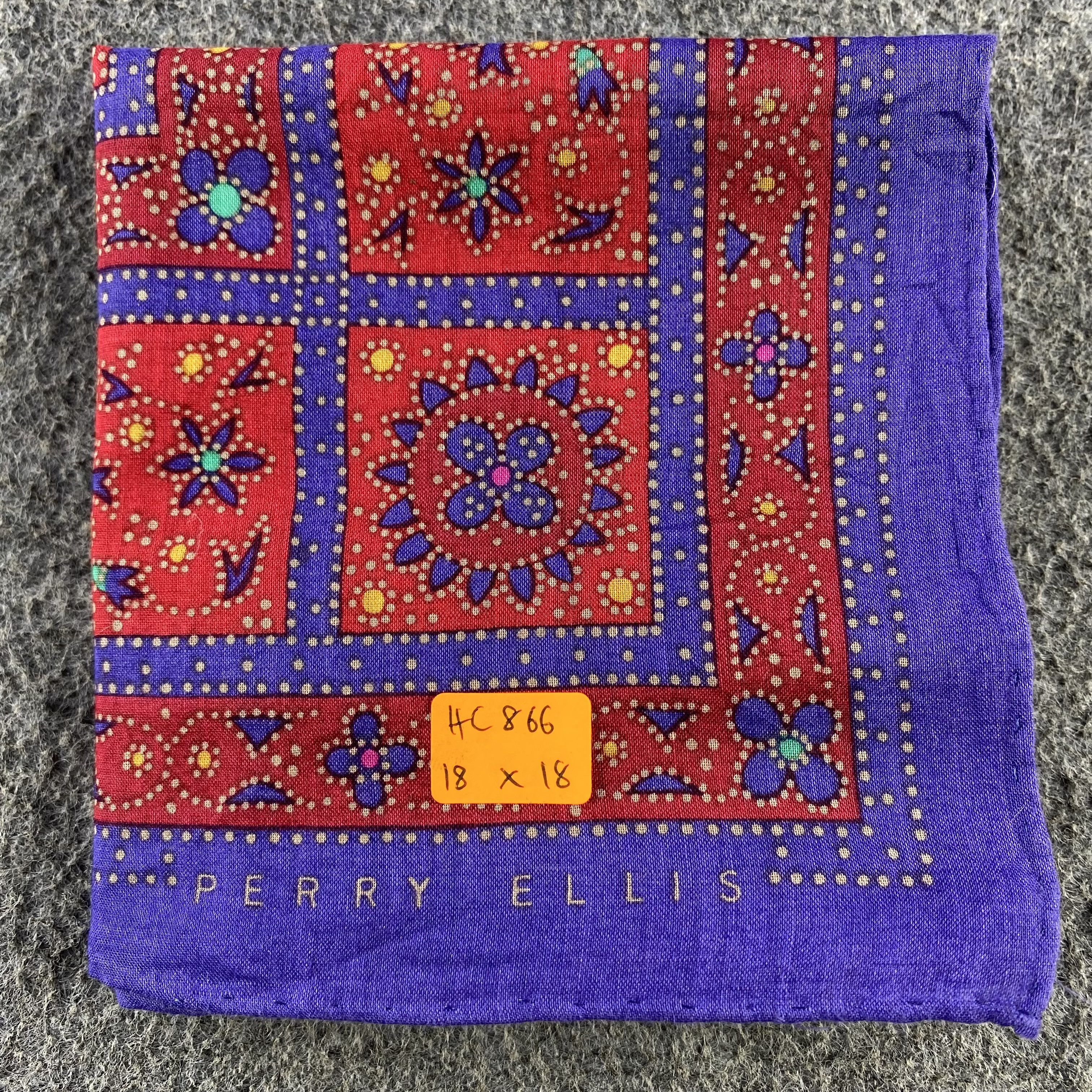 Perry Ellis Perry Ellis Handkerchief/Neckerchief/Bandana HC866 Size ONE SIZE - 5 Thumbnail