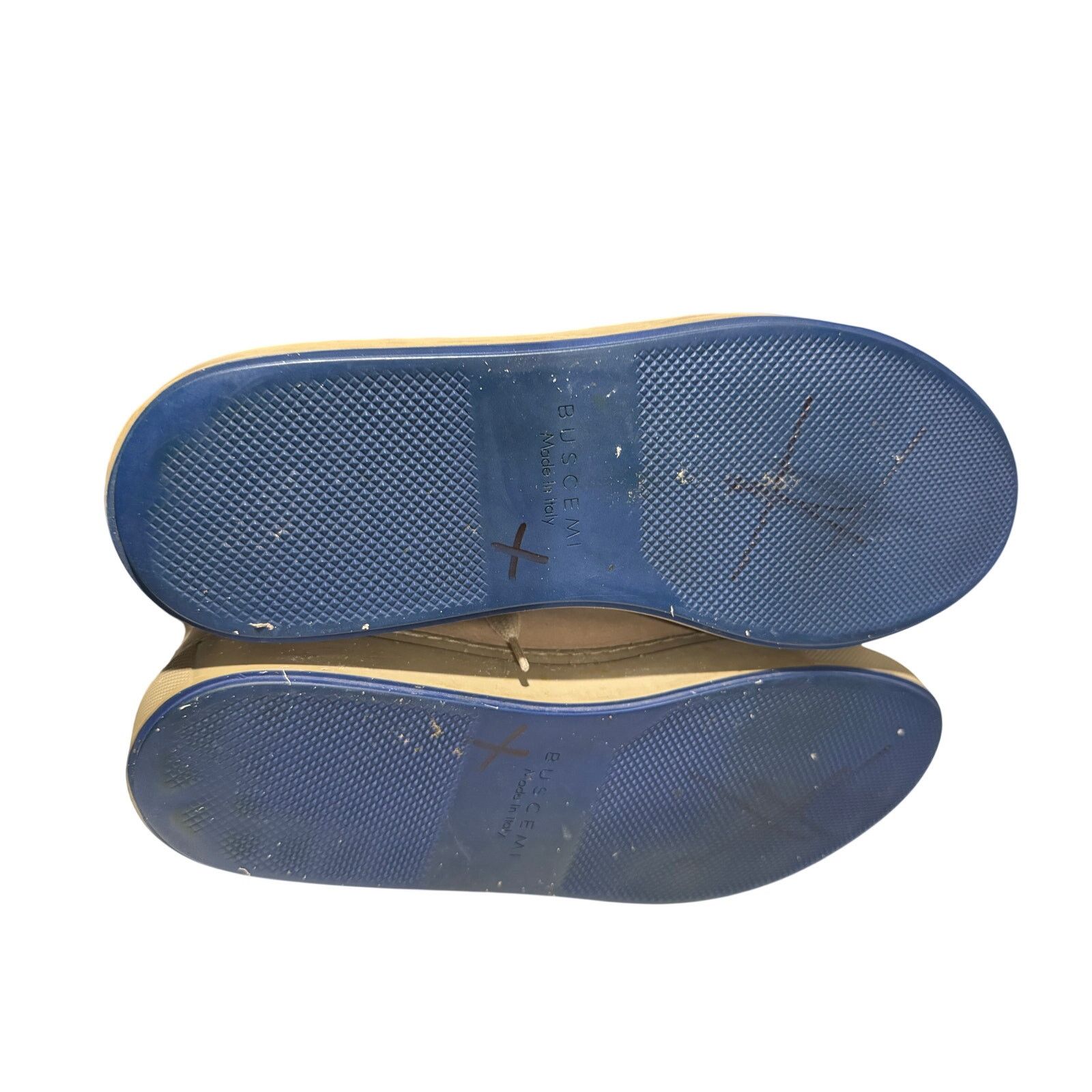 Buscemi Buscemi 100mm High-Top Suede Sneakers Mens EU 43 US 10 Blue Size US 10 / EU 43 - 13 Thumbnail