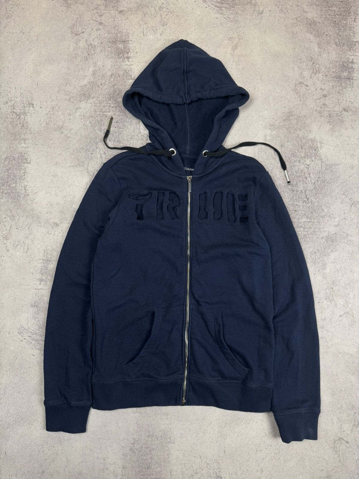 True Religion True Religion Zip Up Hoodie vintage Size US S / EU 44-46 / 1 - 1 Thumbnail