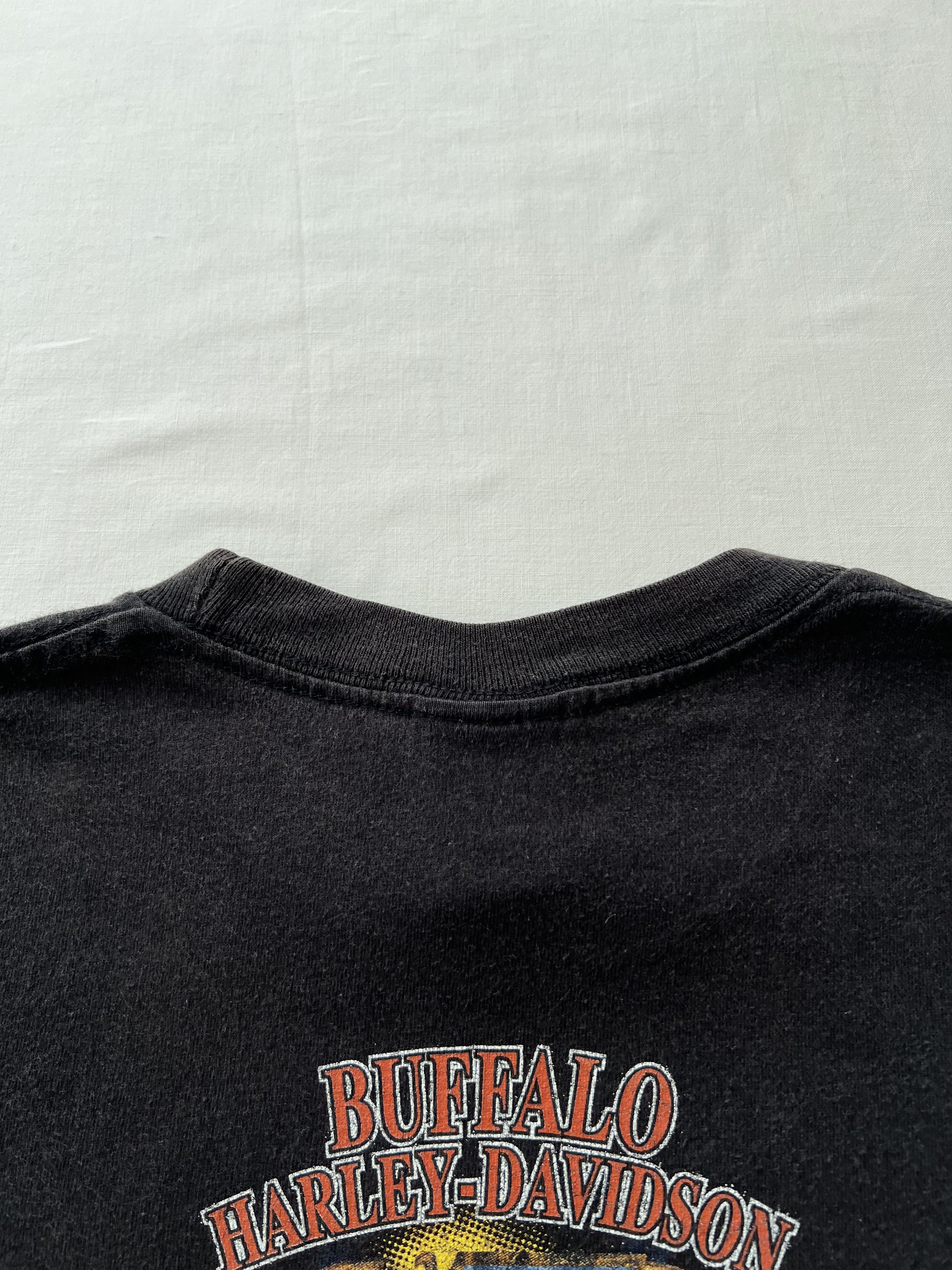 Harley Davidson Vintage 2000s Harley Davidson Joker Clown Austria T-shirt Size US M / EU 48-50 / 2 - 15 Thumbnail