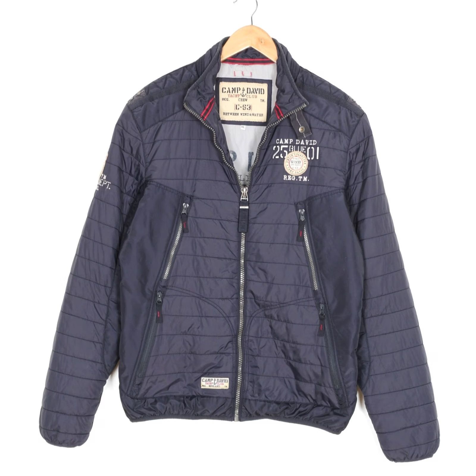 Vintage CAMP DAVID Quilted Jacket Men Size XL MJ6205 Size US XL / EU 56 / 4 - 2 Thumbnail