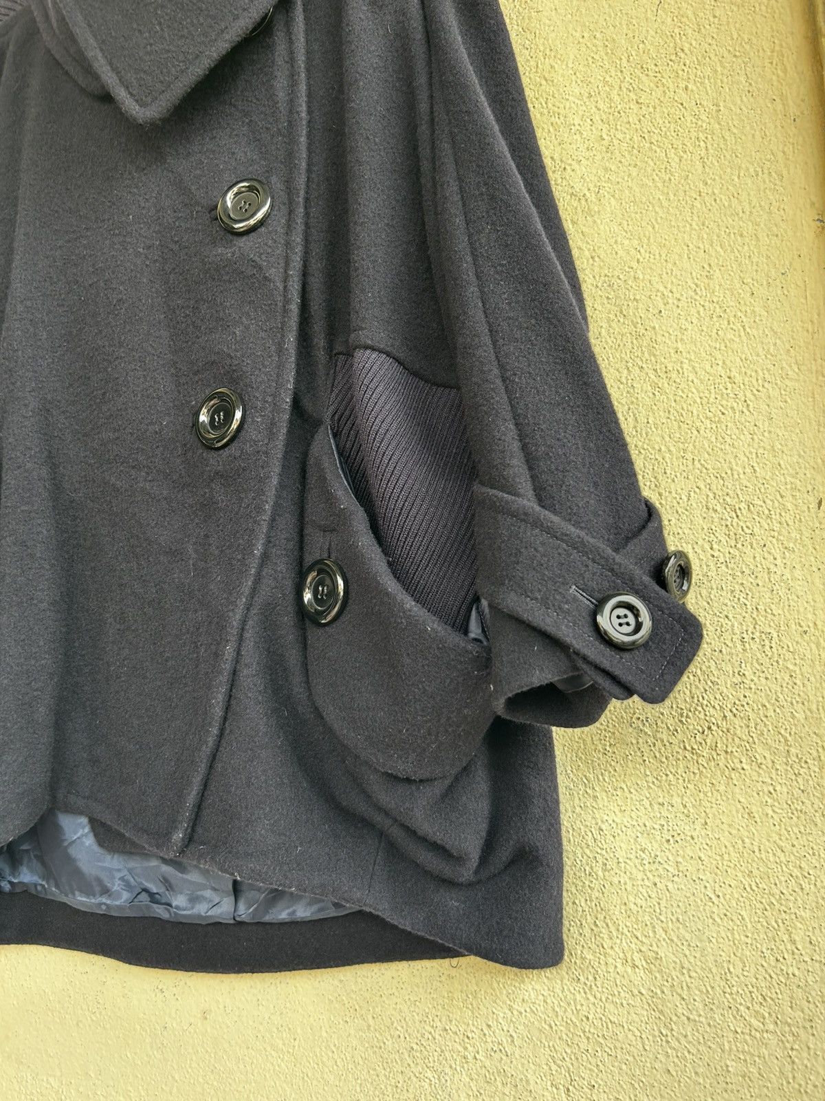 Issey Miyake Mercibeaucoup Buttons Up Wool Jacket Size ONE SIZE - 9 Thumbnail