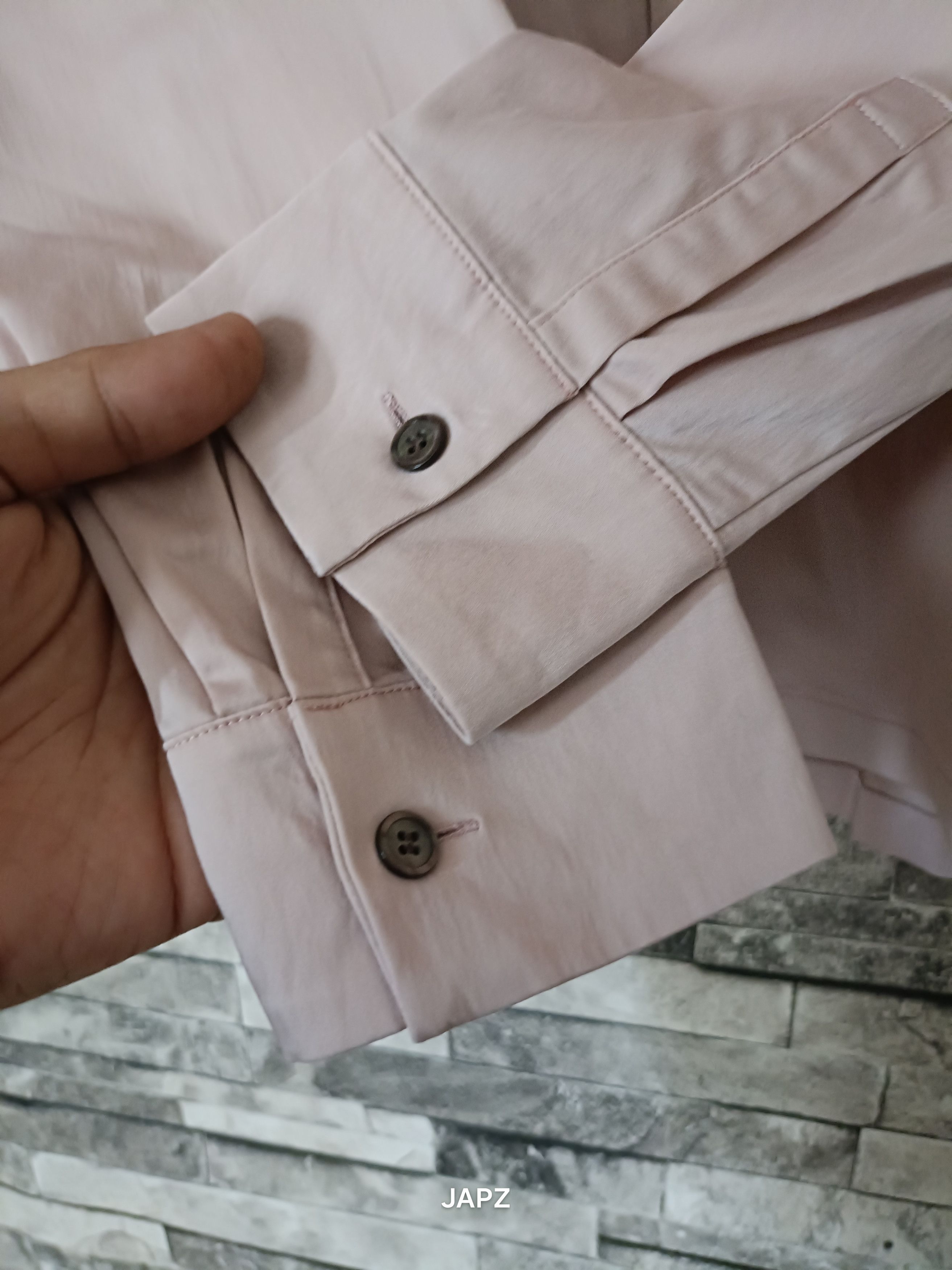 STUDIOUS Studious Japan cupro contemporary open collar shirt Size US S / EU 44-46 / 1 - 3 Thumbnail