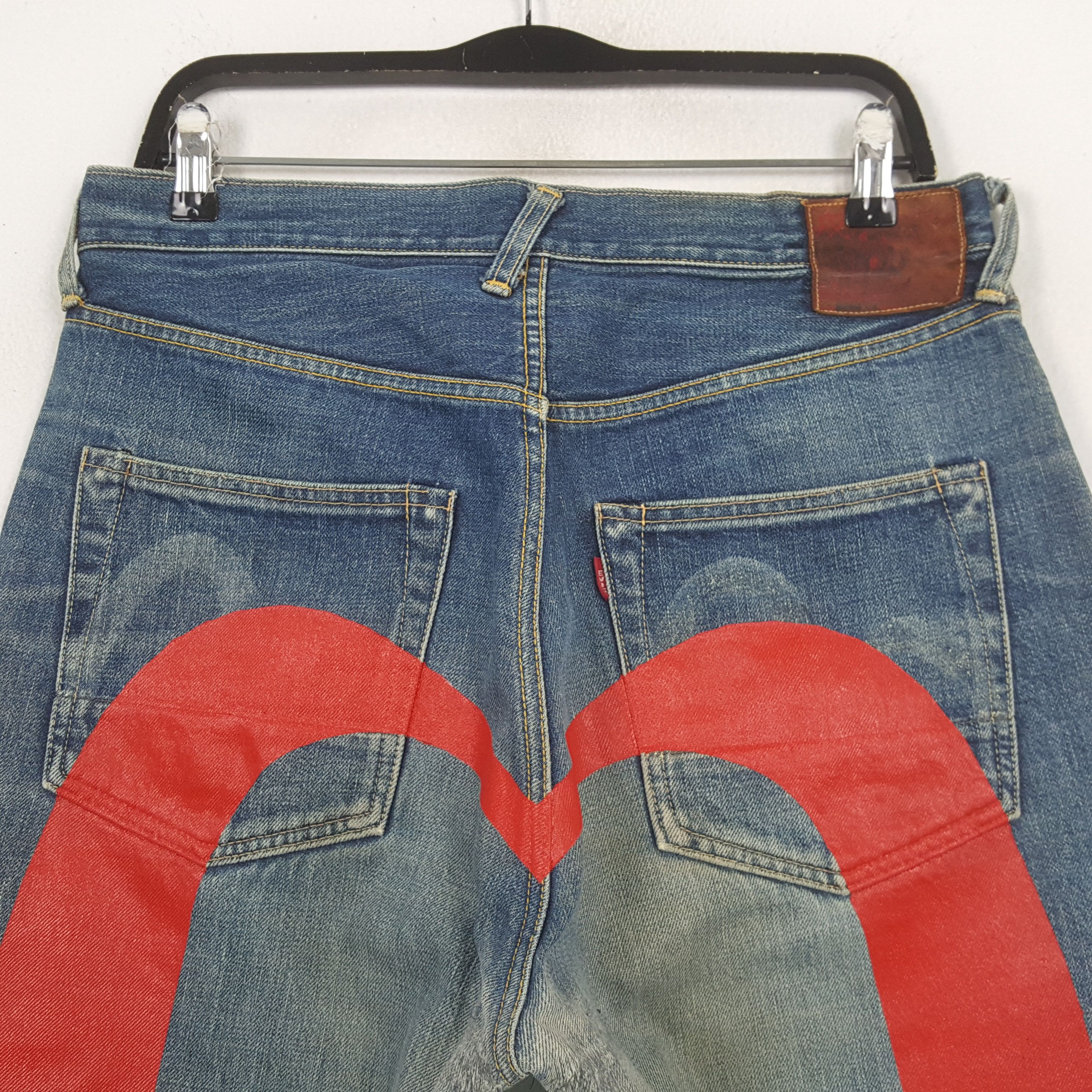 Evisu Evis Japanese Brand Streetwear Custom Daicock Jeans RR18 Size US 32 / EU 48 - 2 Thumbnail