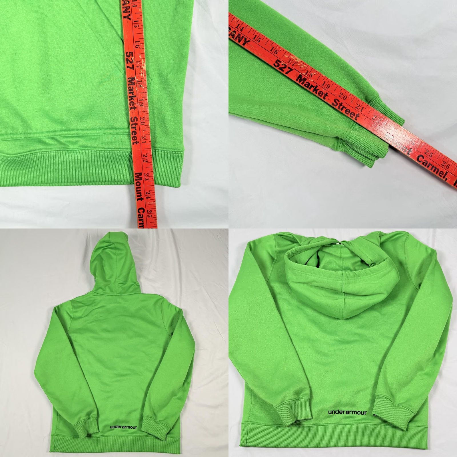 Under Armour Under Armour Hoodie Neon Green Fleece Pullover Sweatshirt Athleisure Women XS Long Sleeve Pullover Size XS / US 0-2 / IT 36-38 - 8 Thumbnail