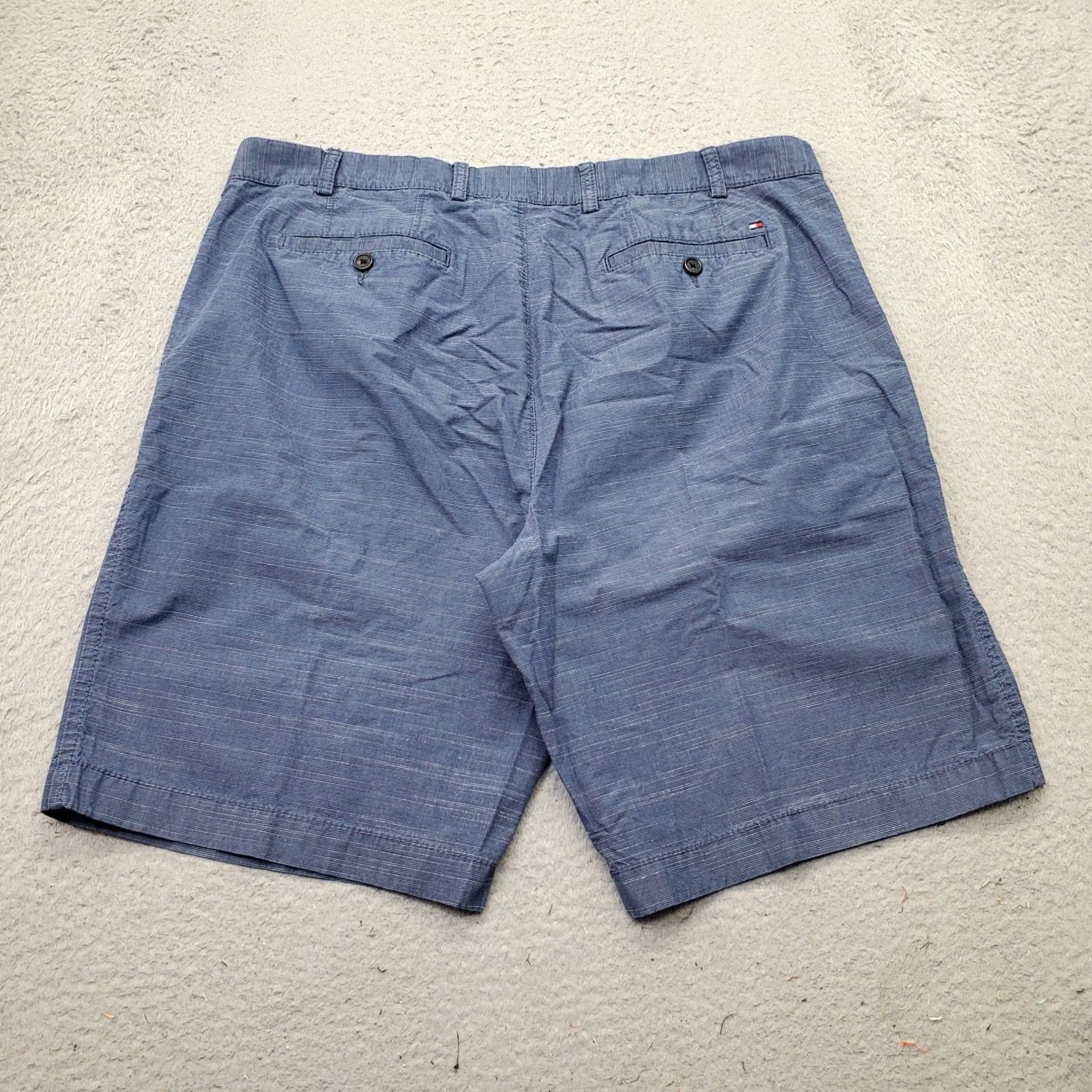 Tommy Hilfiger Tommy Hilfiger Shorts Mens 38 Blue Space Dye Casual Comfort Slash Pockets Space Dye Shorts Mens 38 Blue Size US 38 / EU 54 - 2 Thumbnail