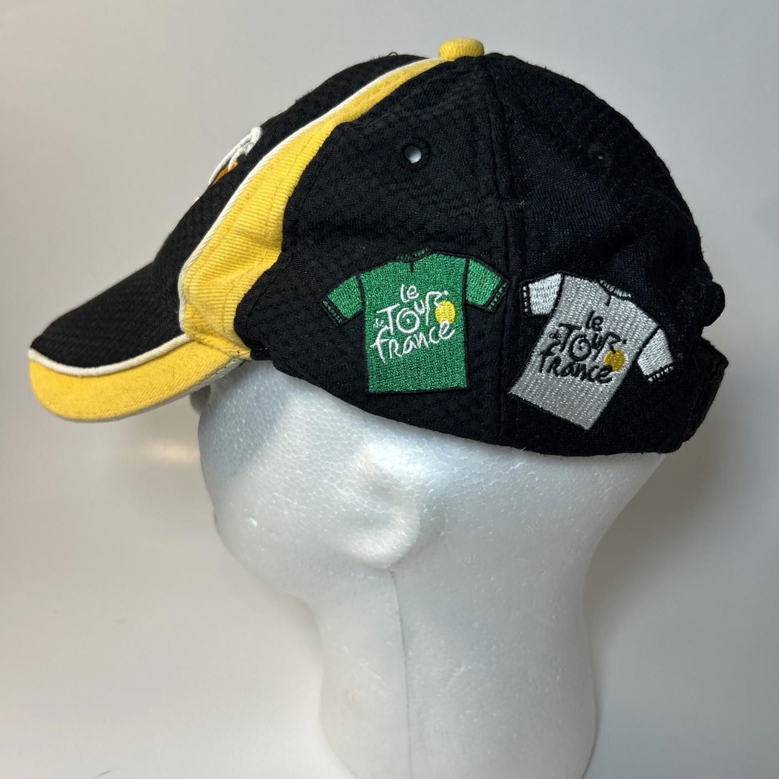 Other Le Tour De France Black Cap Vintage Bicycle Race Hat Biking Size ONE SIZE - 3 Thumbnail