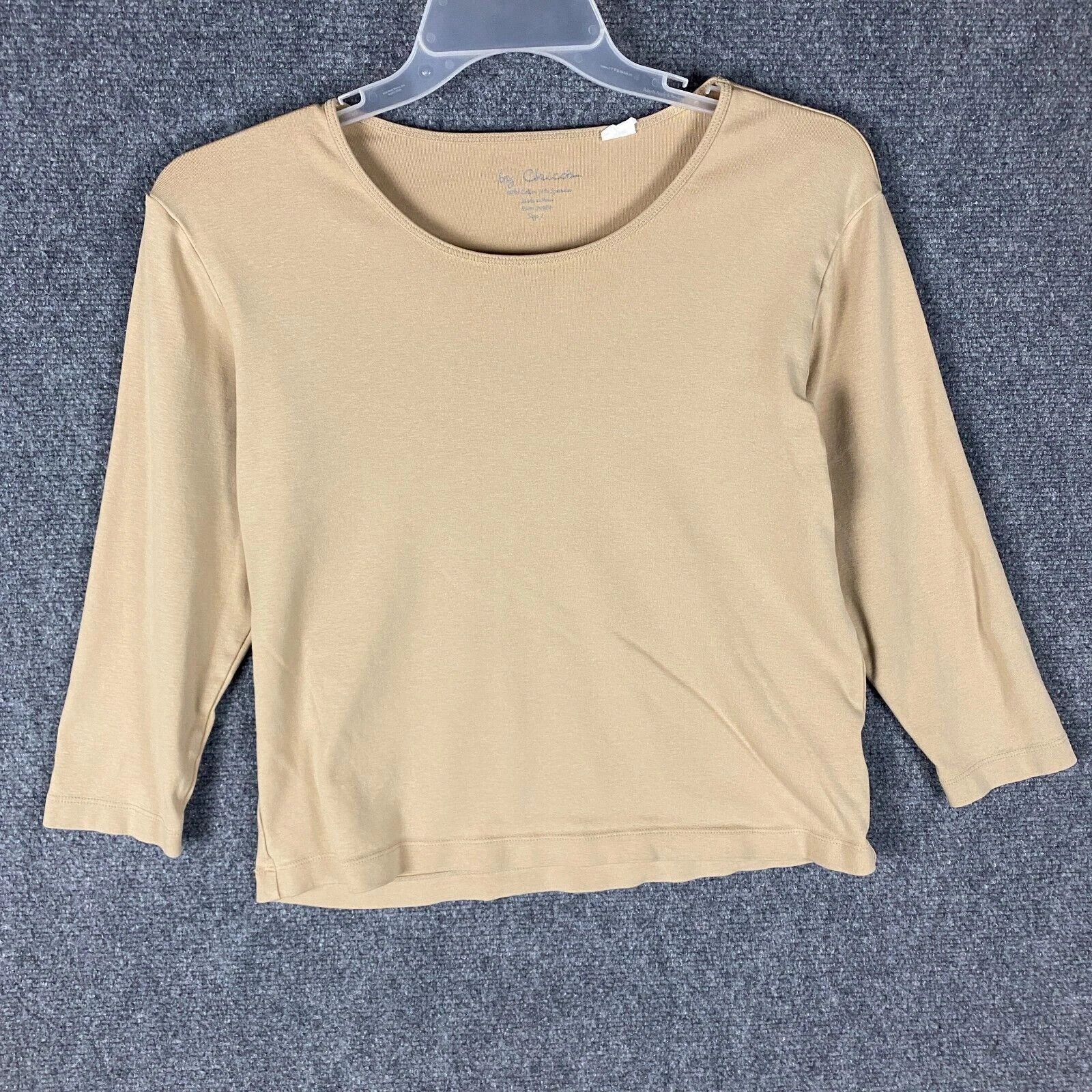 Chicos Chico's Top Women's Size 2 Long Sleeve Cotton Adults Casual Size XS / US 0-2 / IT 36-38 - 1 Thumbnail