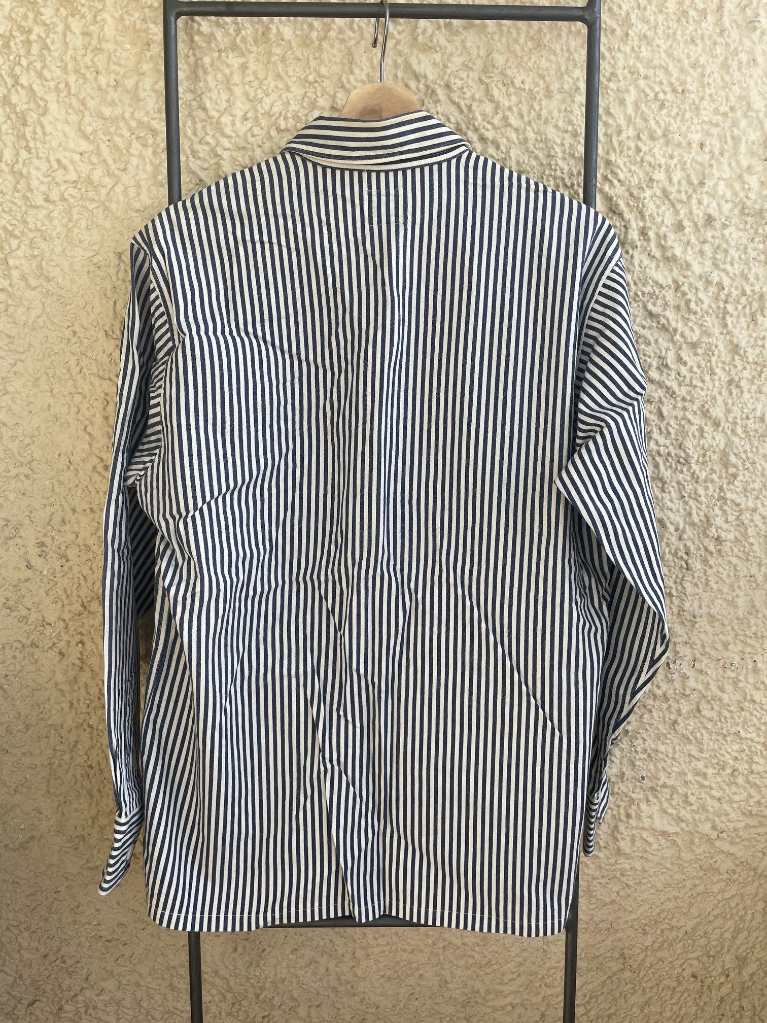 Sugar Cane Sugar Cane stripe pullover work shirt Size US M / EU 48-50 / 2 - 2 Thumbnail