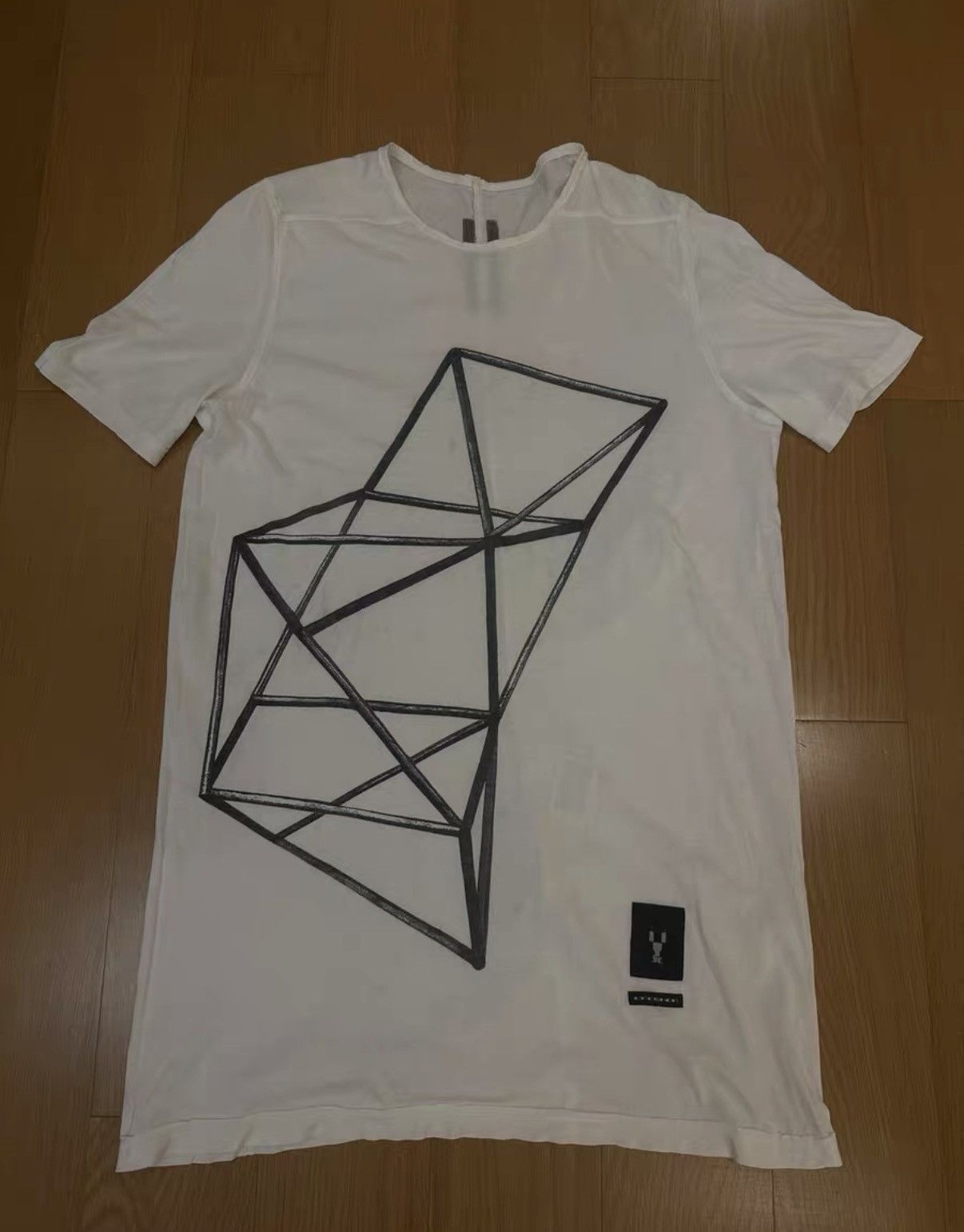 Rick Owens Rick Owens white T-shirt Size US M / EU 48-50 / 2 - 1 Thumbnail