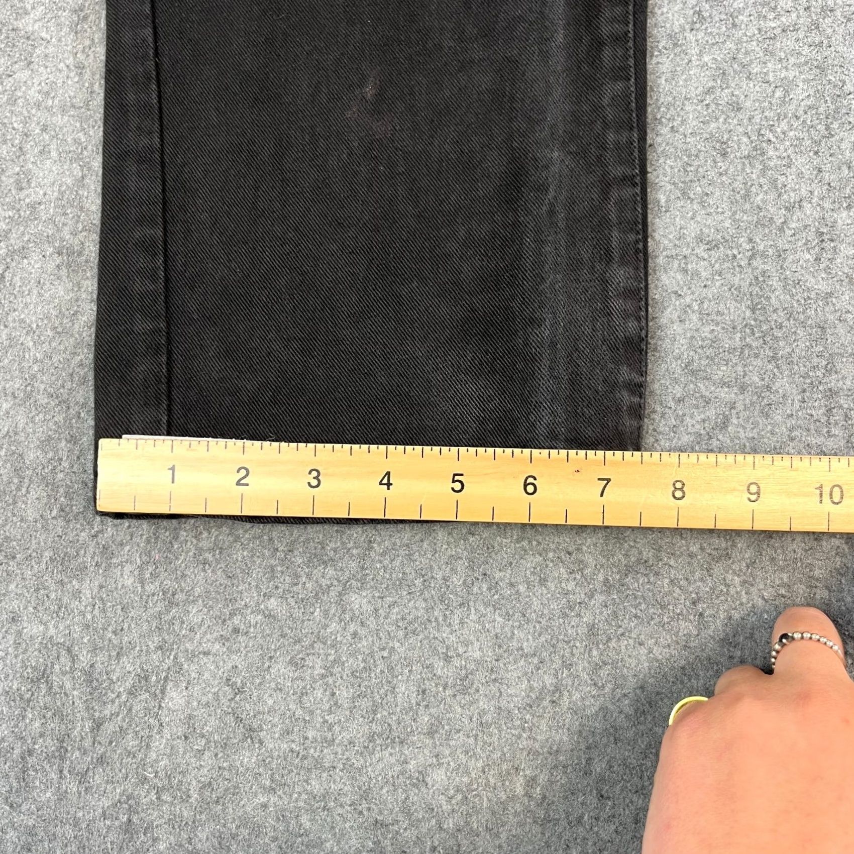Versace Versace Jeans Couture Mens Jeans Black Straight Made In Italy Waist 32 Inside Leg 34 Size US 40 / EU 56 - 4 Thumbnail