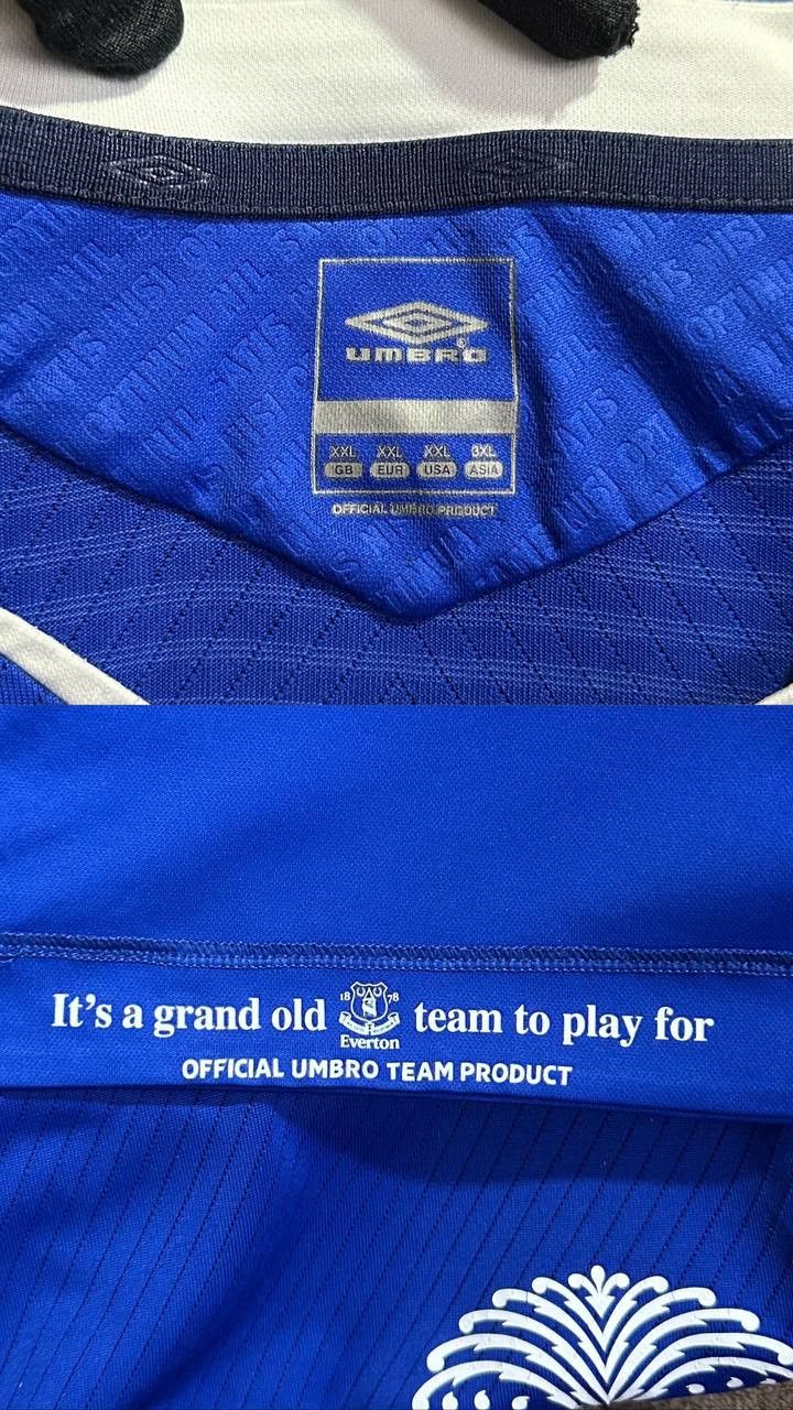 Umbro Everton FC 2008 2009 Home Football Shirt Soccer Jersey Umbro Size US XXL / EU 58 / 5 - 9 Thumbnail