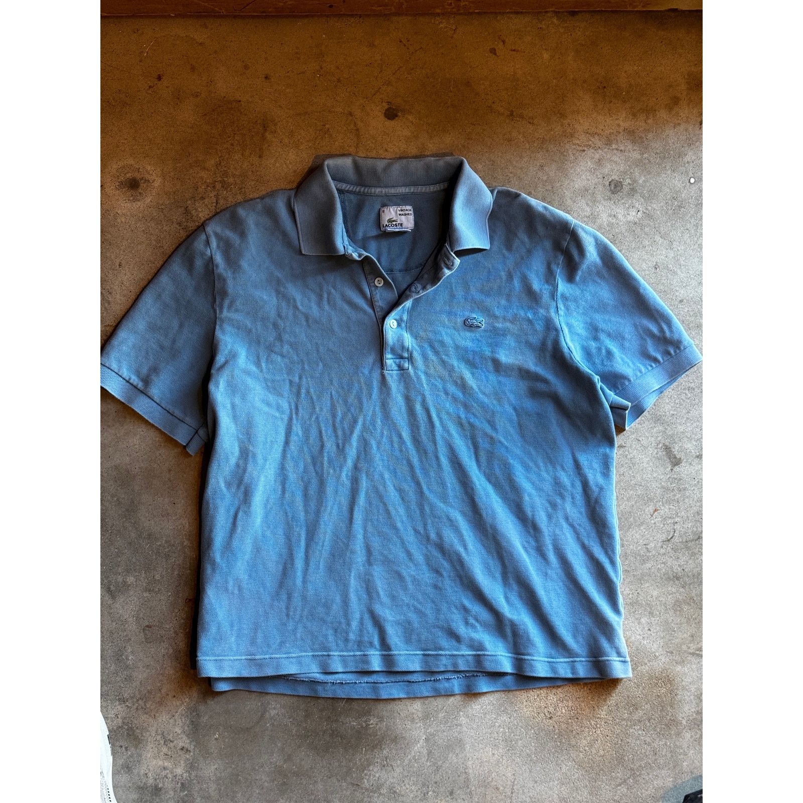 Lacoste VTG Lacoste Baby Blue Polo Size 6 (Medium) Size US M / EU 48-50 / 2 - 1 Thumbnail