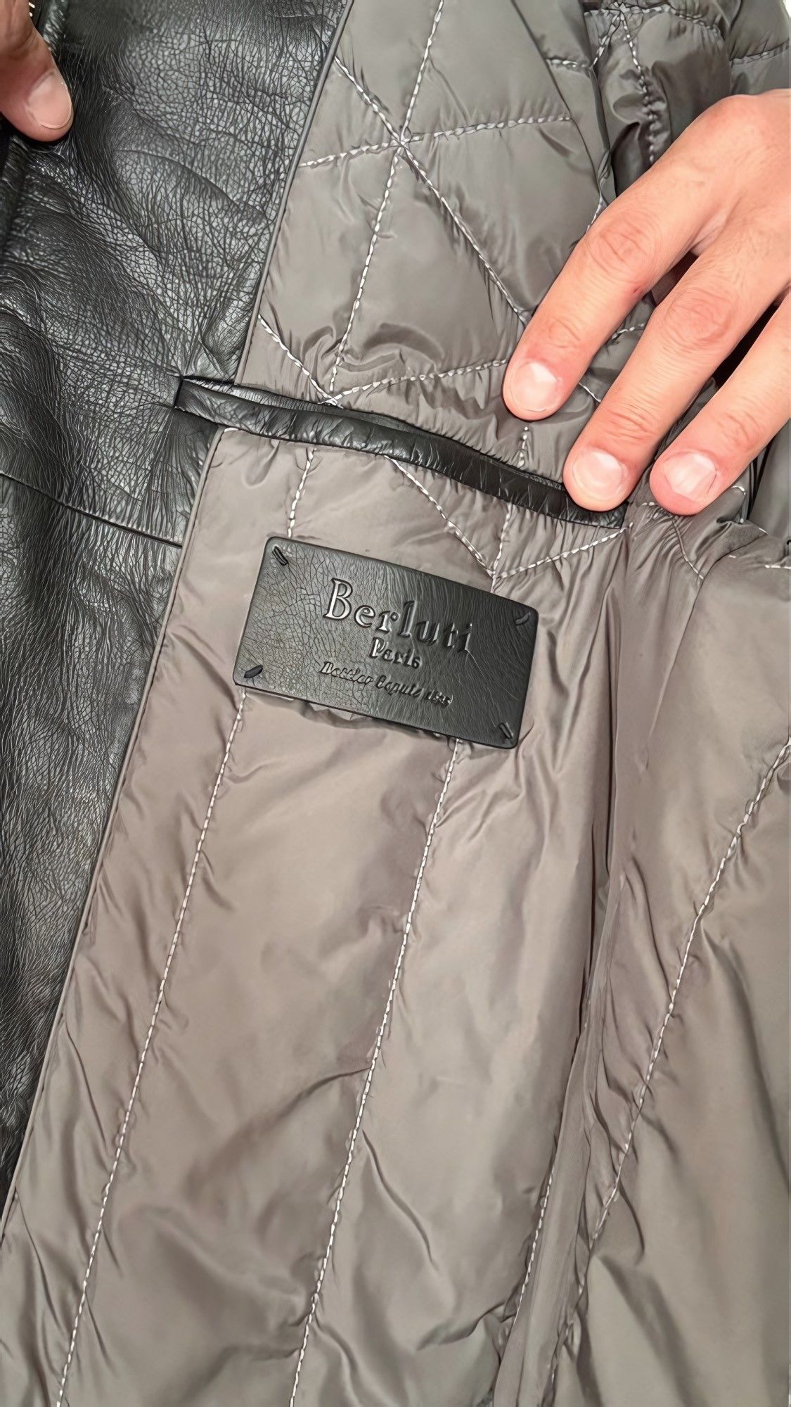 Berluti A/W 2016 RUNWAY LEATHER JACKET BY SCOTT CAMPBELL Size US S / EU 44-46 / 1 - 5 Thumbnail