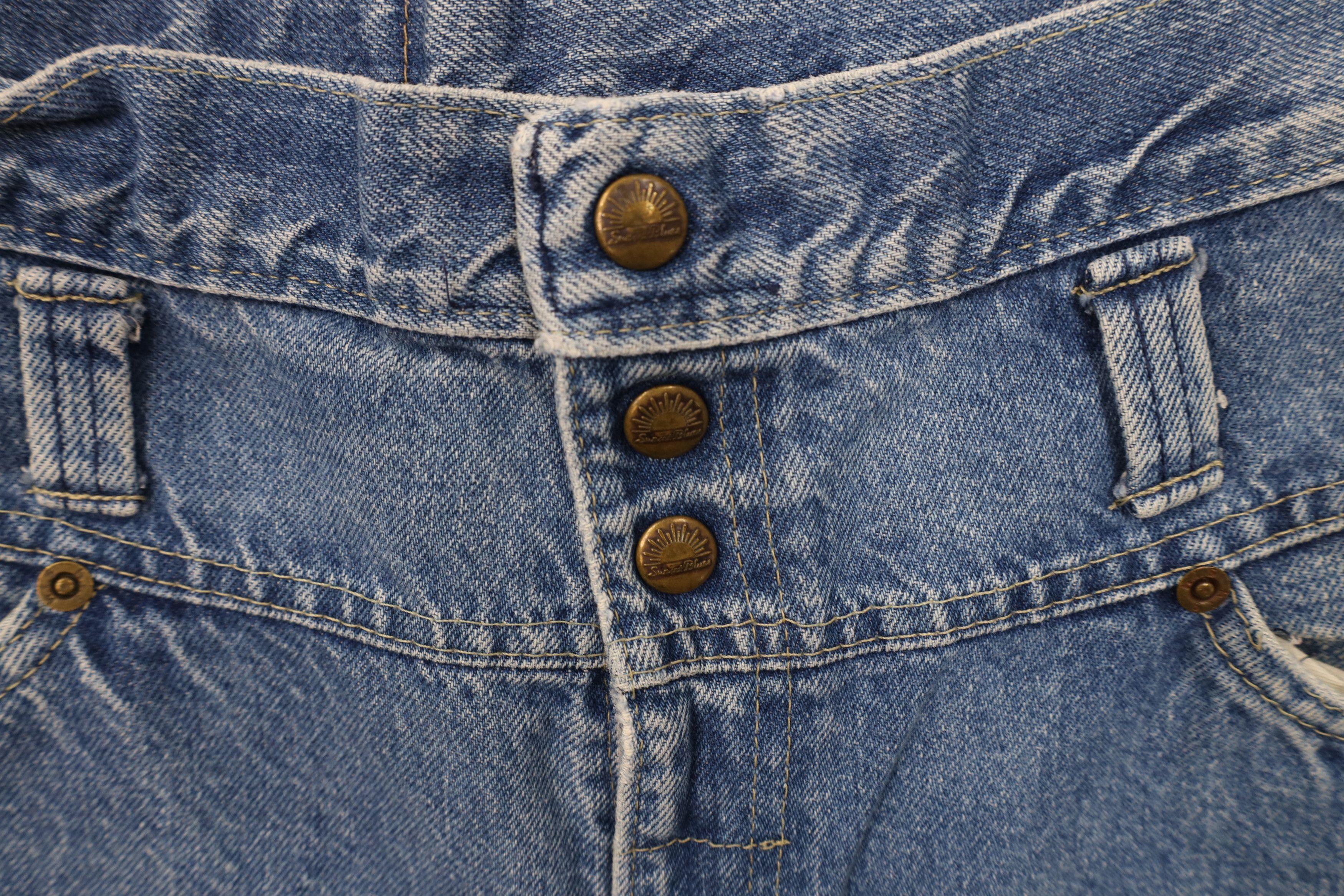 Vintage Vintage 90s Streetwear Tapered Leg Denim Jeans USA Size 34" / US 12 / IT 48 - 6 Thumbnail