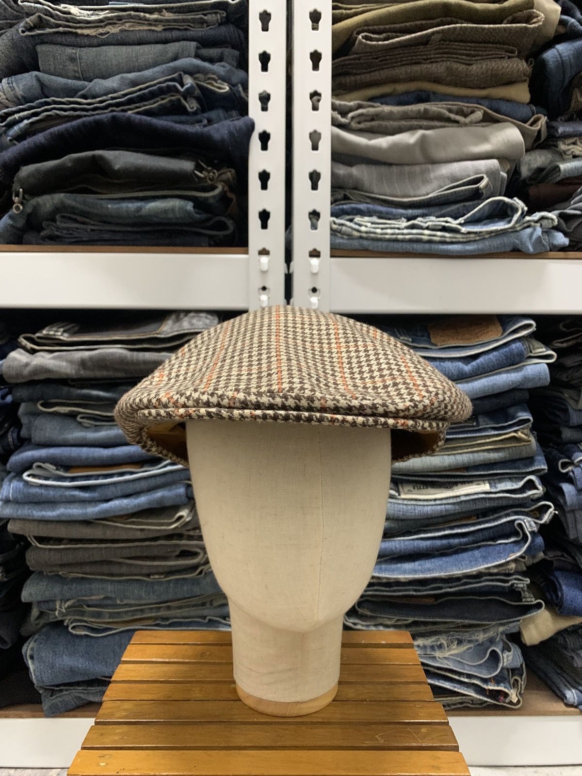 Vintage Vtg Doria Borsalino Gatsby Flat Cap Headwear Newsboy Size ONE SIZE - 2 Thumbnail