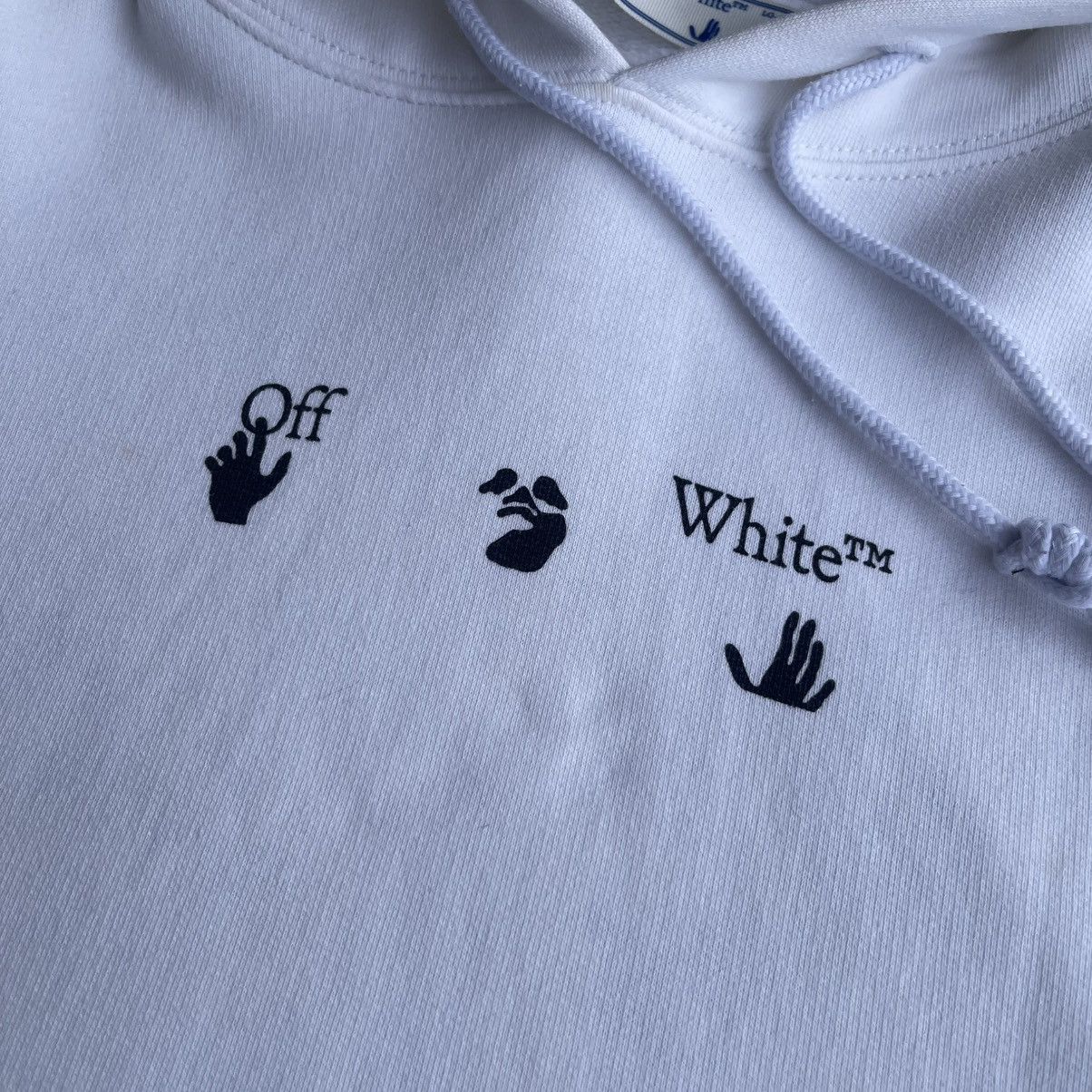 Off-White Off White Hoodie Black Paint Splatter (Refer Photo) Size US M / EU 48-50 / 2 - 3 Thumbnail