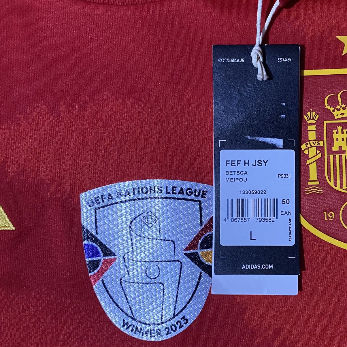 Adidas Spain Euro 2024 Final Jersey Lamine Yamal Size US M / EU 48-50 / 2 - 8 Thumbnail