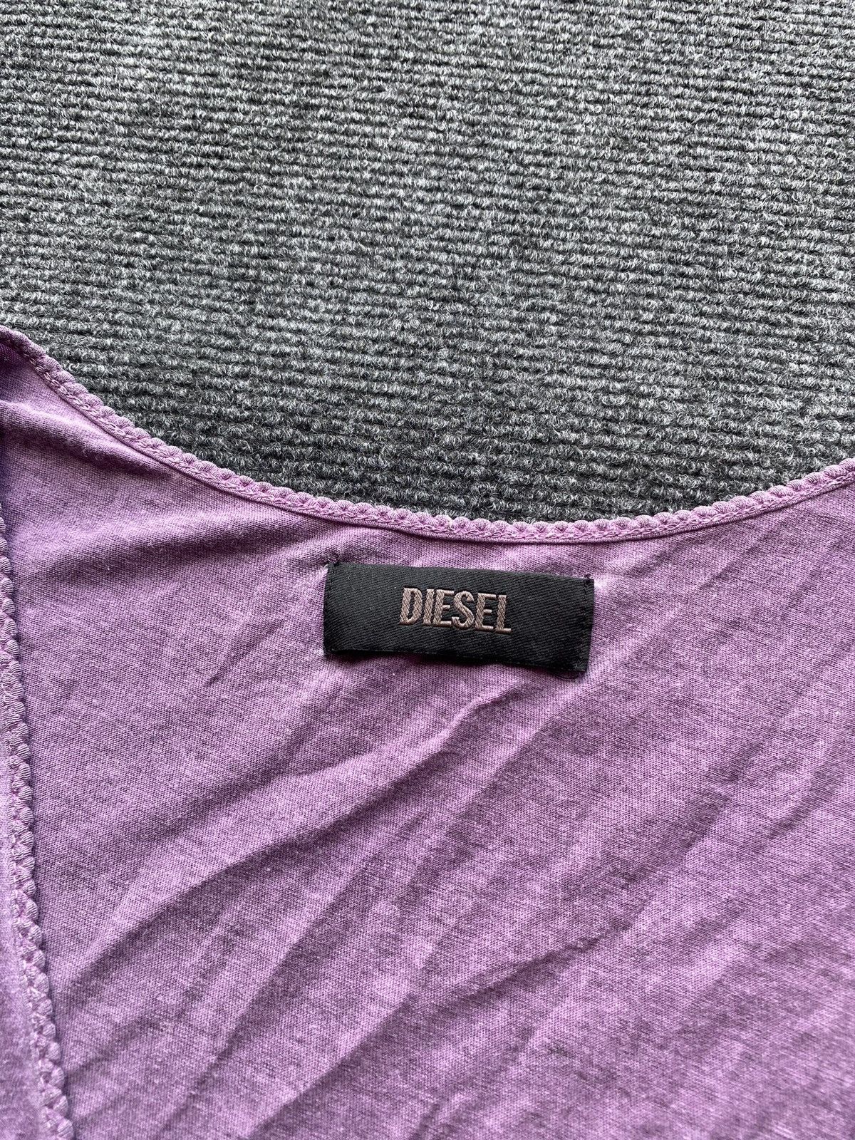Diesel 🔥Opium Punk Gothic Diesel Womens Pink top rare alt goth m Size M / US 6-8 / IT 42-44 - 4 Thumbnail