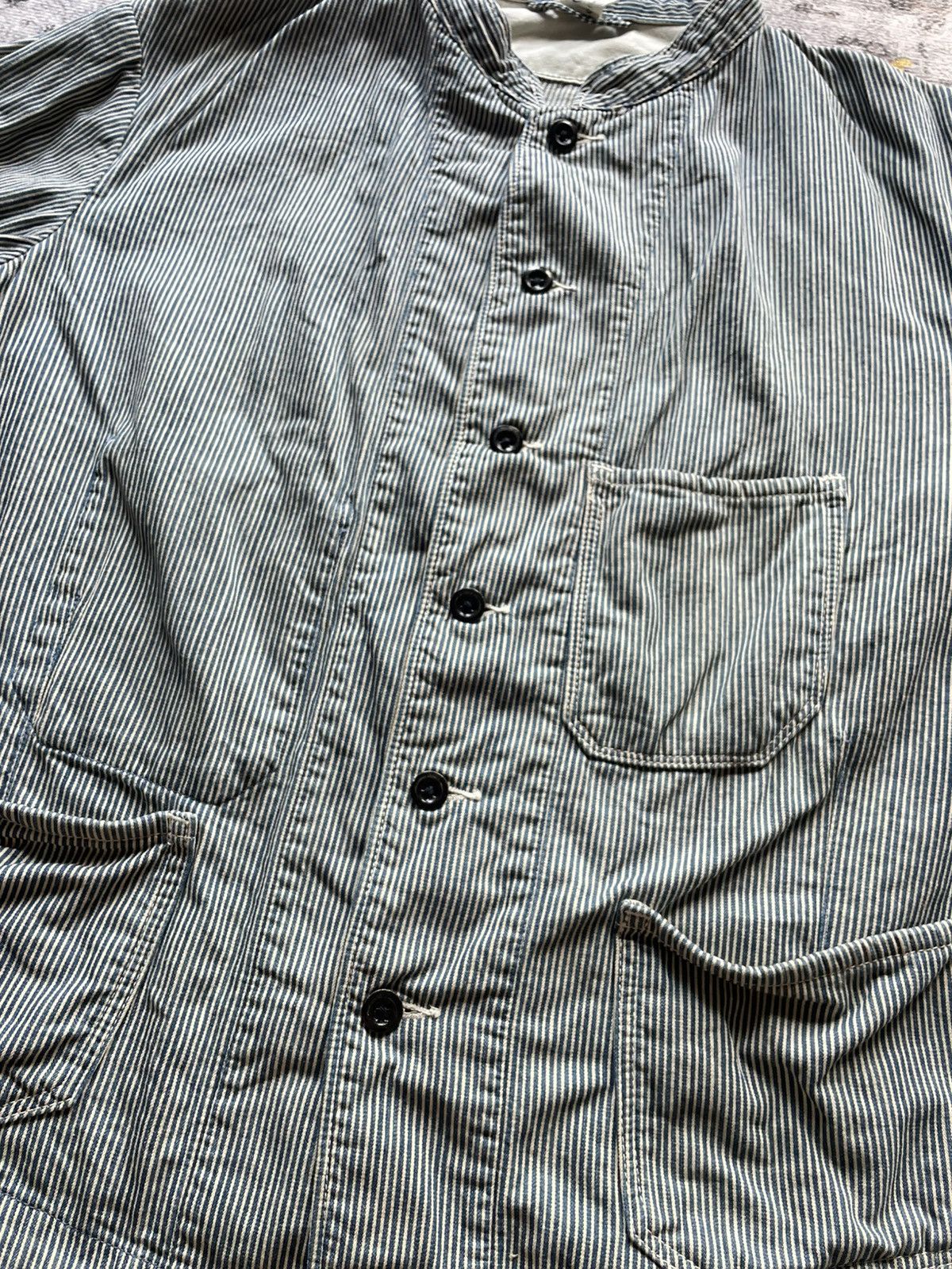 45rpm Vintage Yuki Cotton By 45Rpm Hickory Stripes Jacket Size US M / EU 48-50 / 2 - 2 Thumbnail