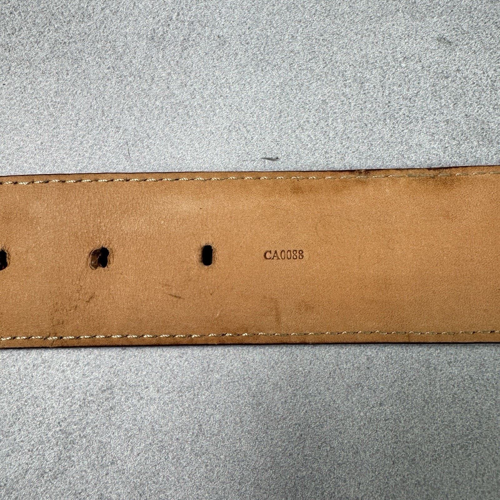 Louis Vuitton Louis Vuitton Check Men Leather Belt Size 34 Size 34 - 13 Thumbnail