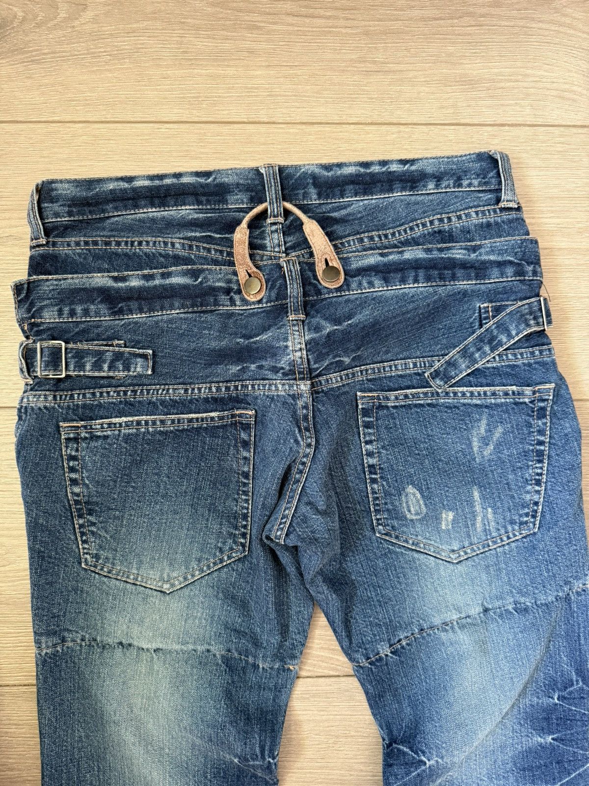 PPFM PPFM Punk Real Double Waist Ripped Unique Design Size US 32 / EU 48 - 7 Thumbnail