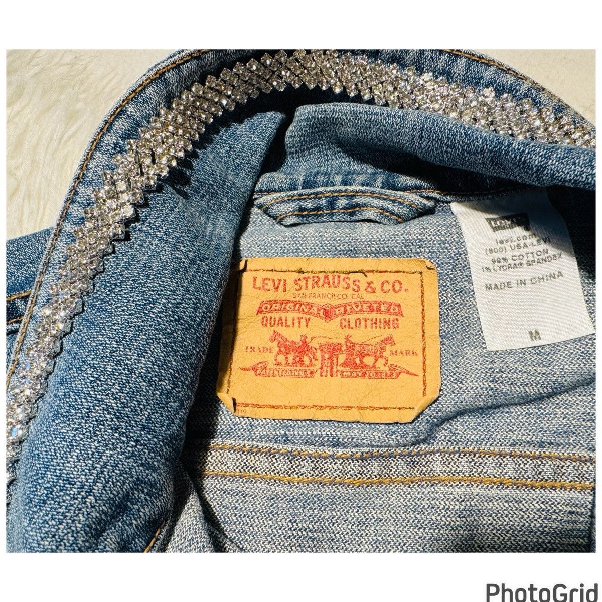Levi's LEVI’s Limited Edition Embellished Jacket Size M / US 6-8 / IT 42-44 - 10 Thumbnail