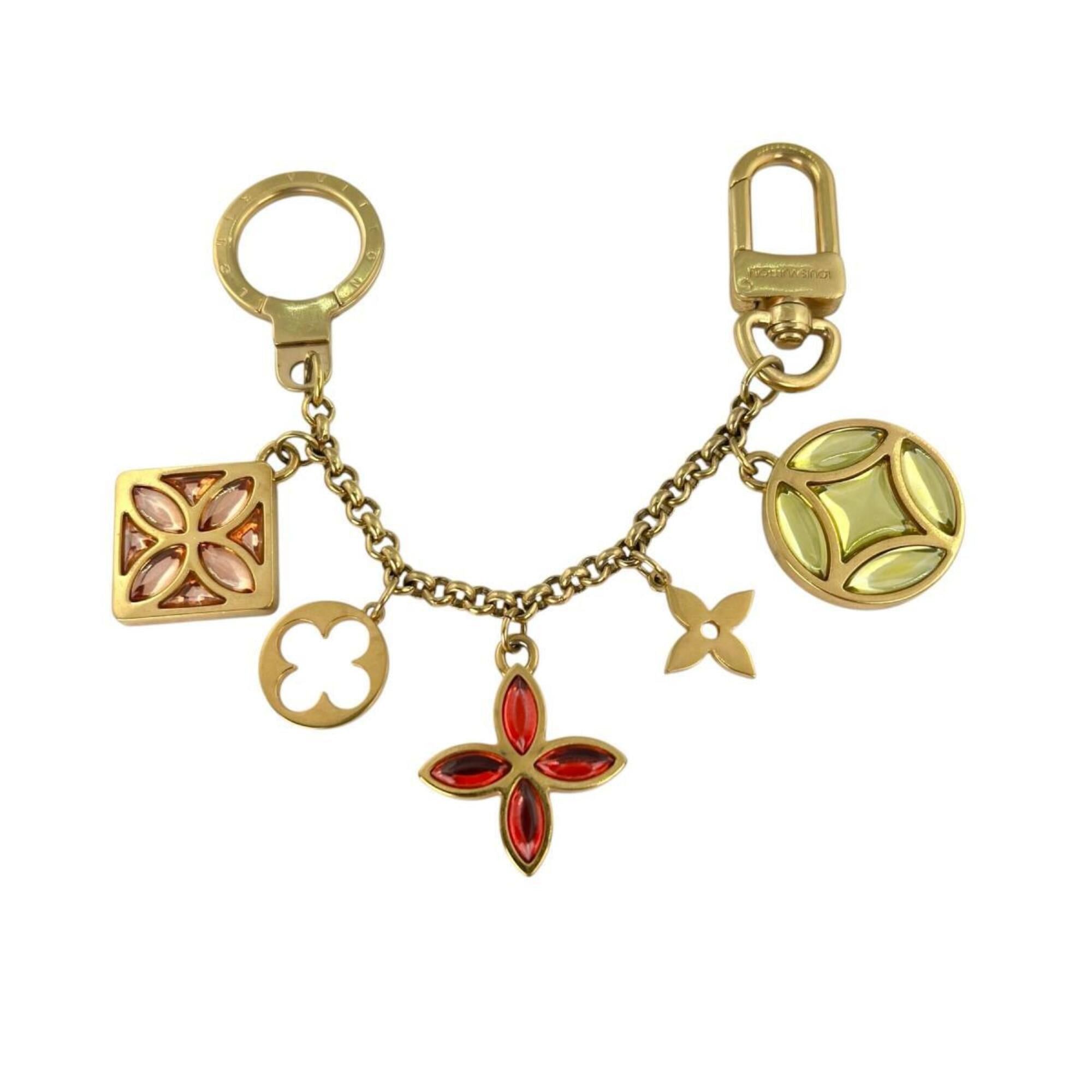Louis Vuitton Louis Vuitton Keychain Ice Flower Porte Clés Chaine GP M66783 Gold Size ONE SIZE - 1 Thumbnail