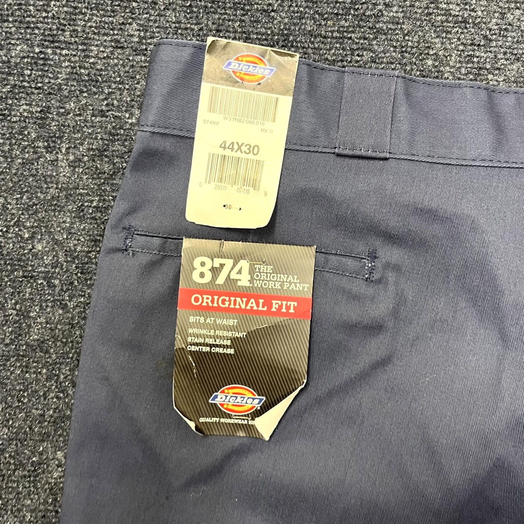 Dickies Dickies Pants Mens 44x30 Blue 874 Original Fit Work Chino Straight Leg Size US 44 / EU 60 - 7 Thumbnail