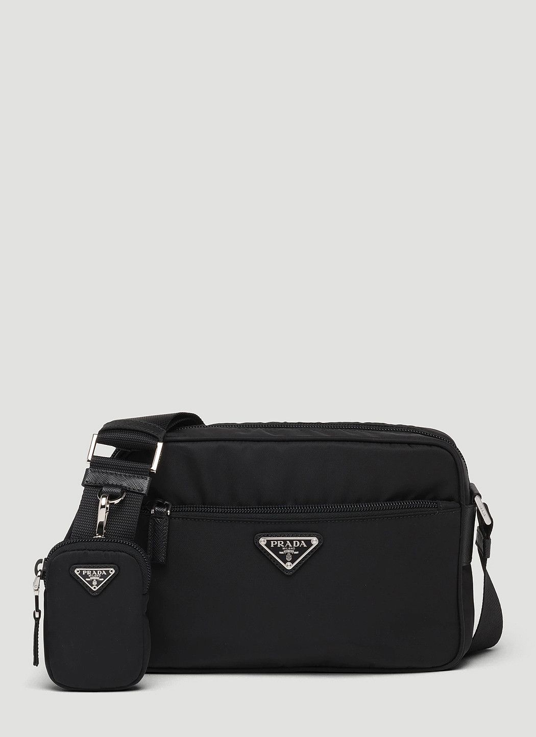 Prada Re-Nylon and Saffiano Leather Shoulder Bag Size ONE SIZE - 1 Thumbnail