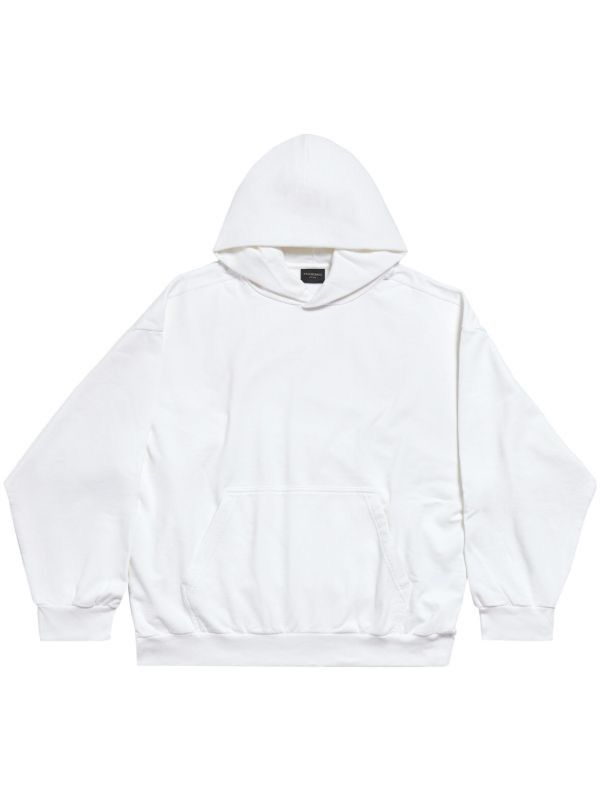 Balenciaga Balenciaga Hand Drawn Hoodie NWT White XL Medium Fit Size US XL / EU 56 / 4 - 7 Thumbnail