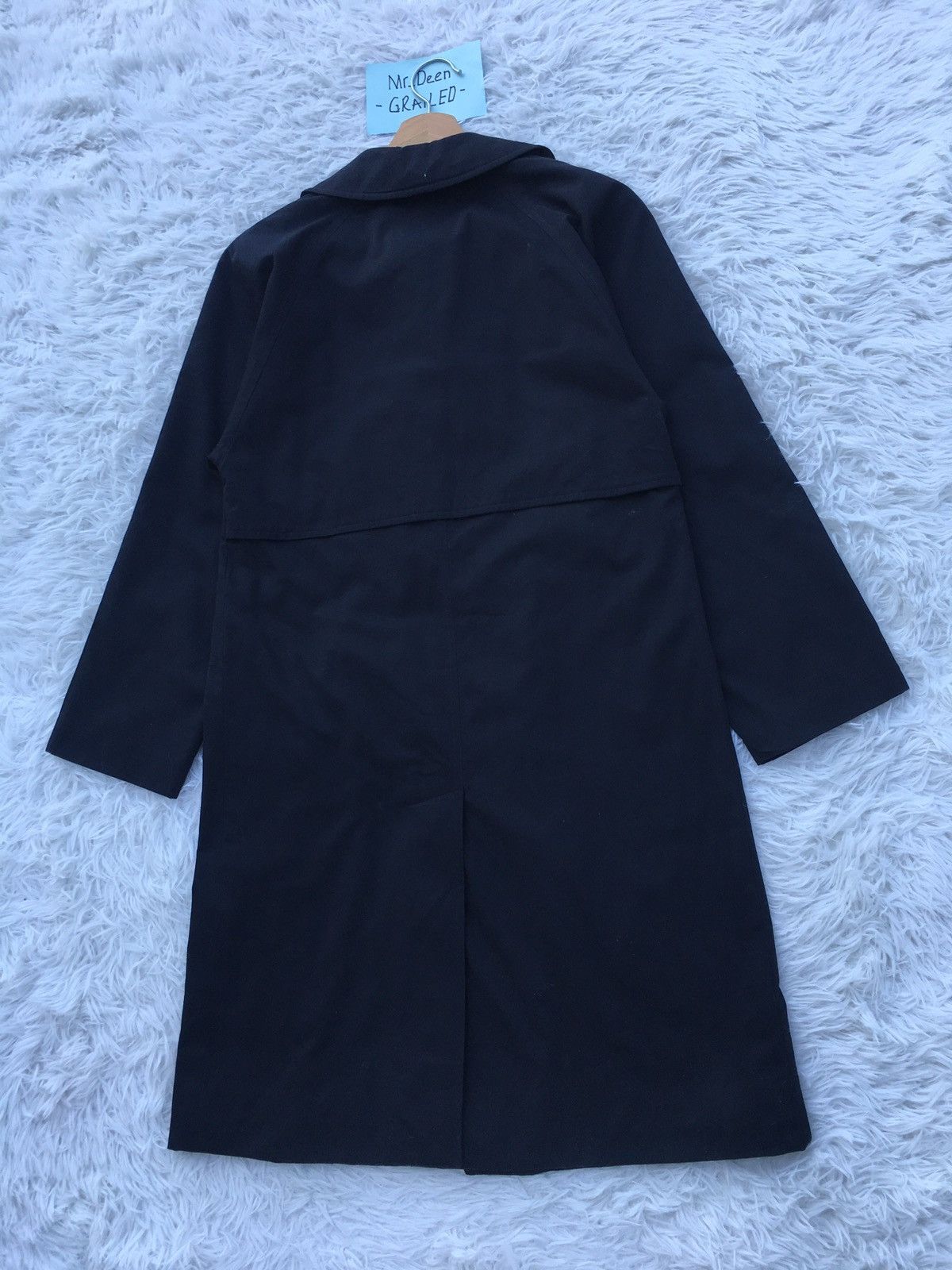 Burberry Rare Vintage Blueberry Long Coat Checkered Size S / US 4 / IT 40 - 16 Thumbnail