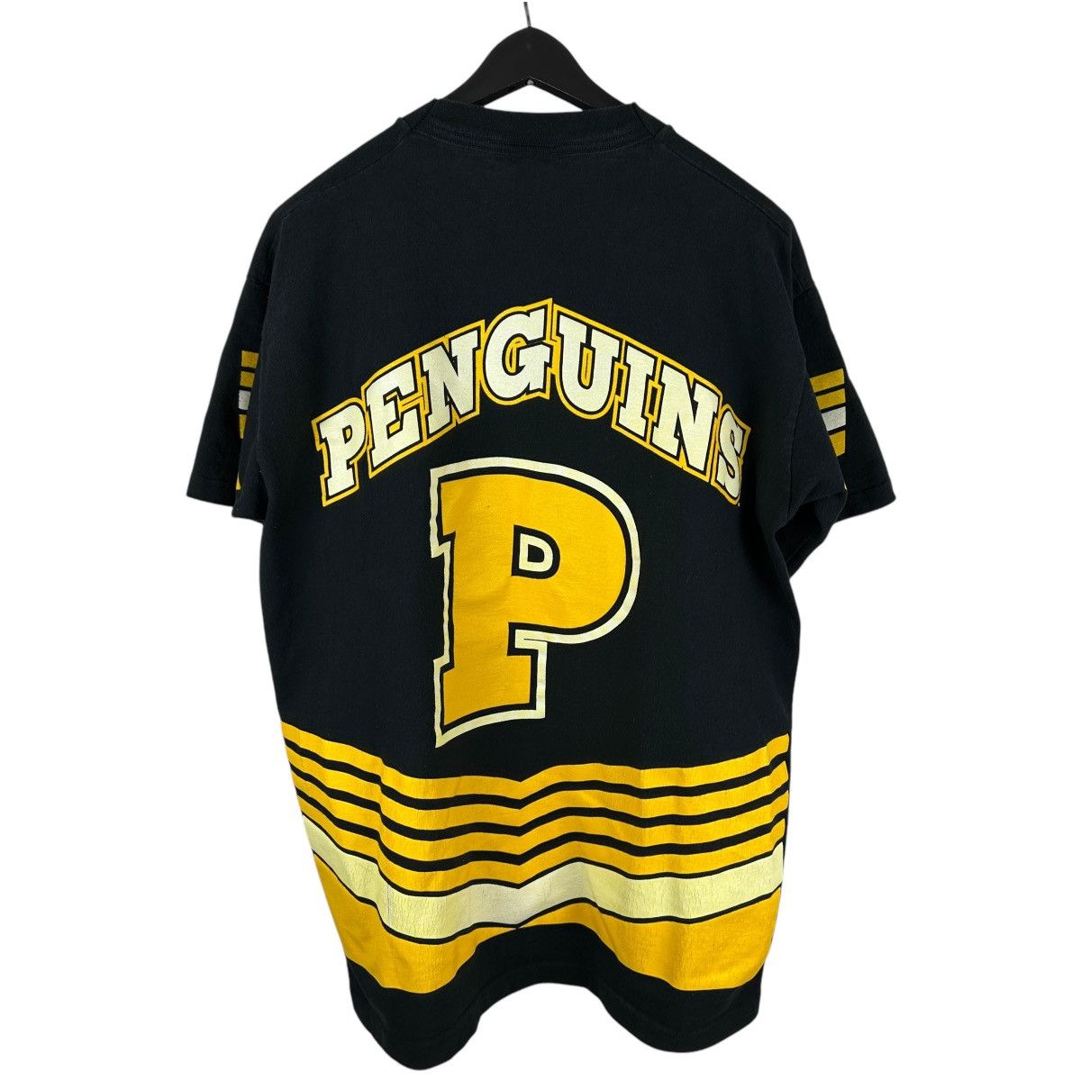 Salem Sportswear × Vintage Vintage 90s Salem Sportswear Pittsburgh Penguins Shirt Size US L / EU 52-54 / 3 - 2 Thumbnail