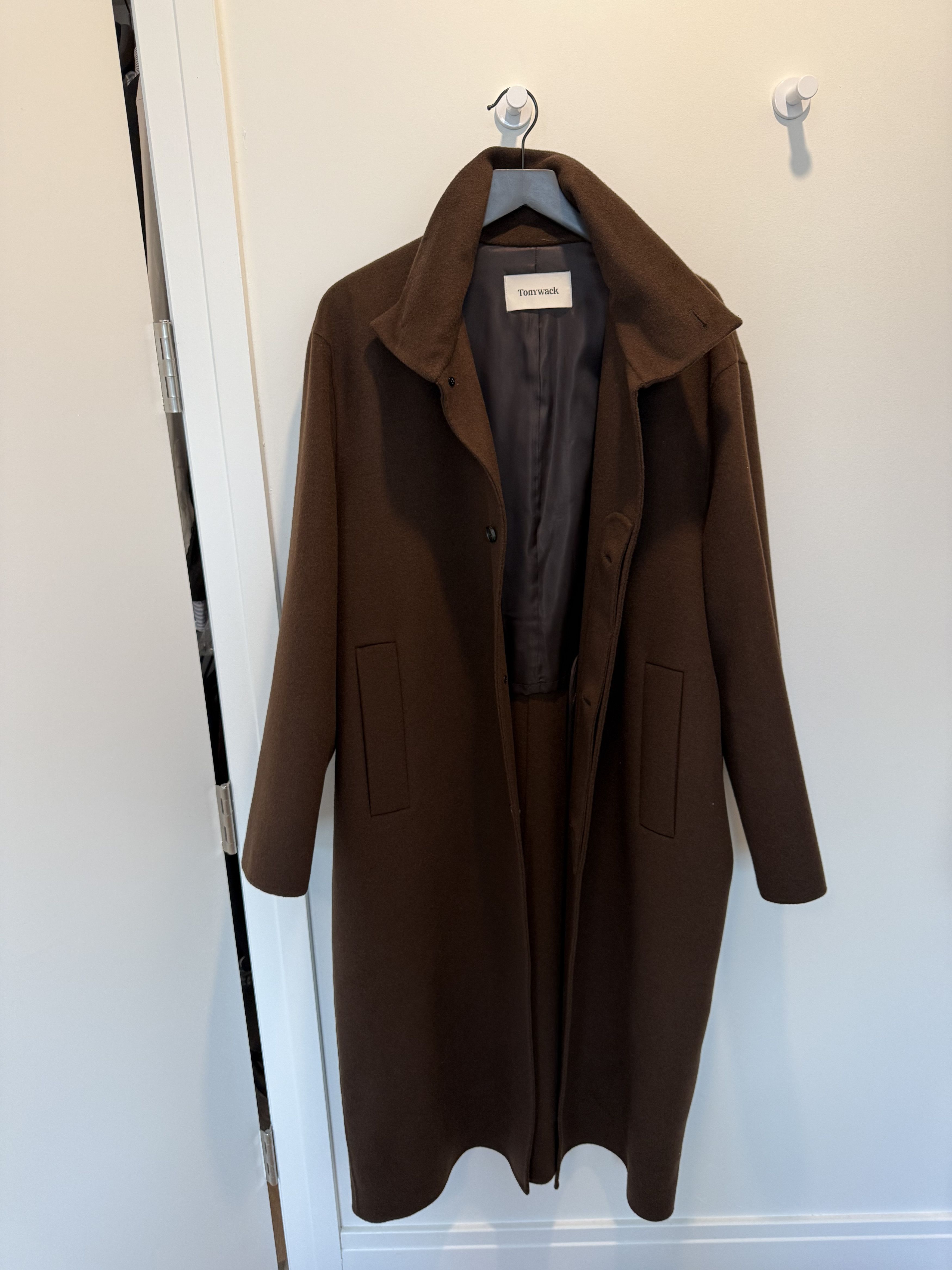 TONYWACK Tonywack Deep Brown Long Coat Size US XL / EU 56 / 4 - 1 Thumbnail