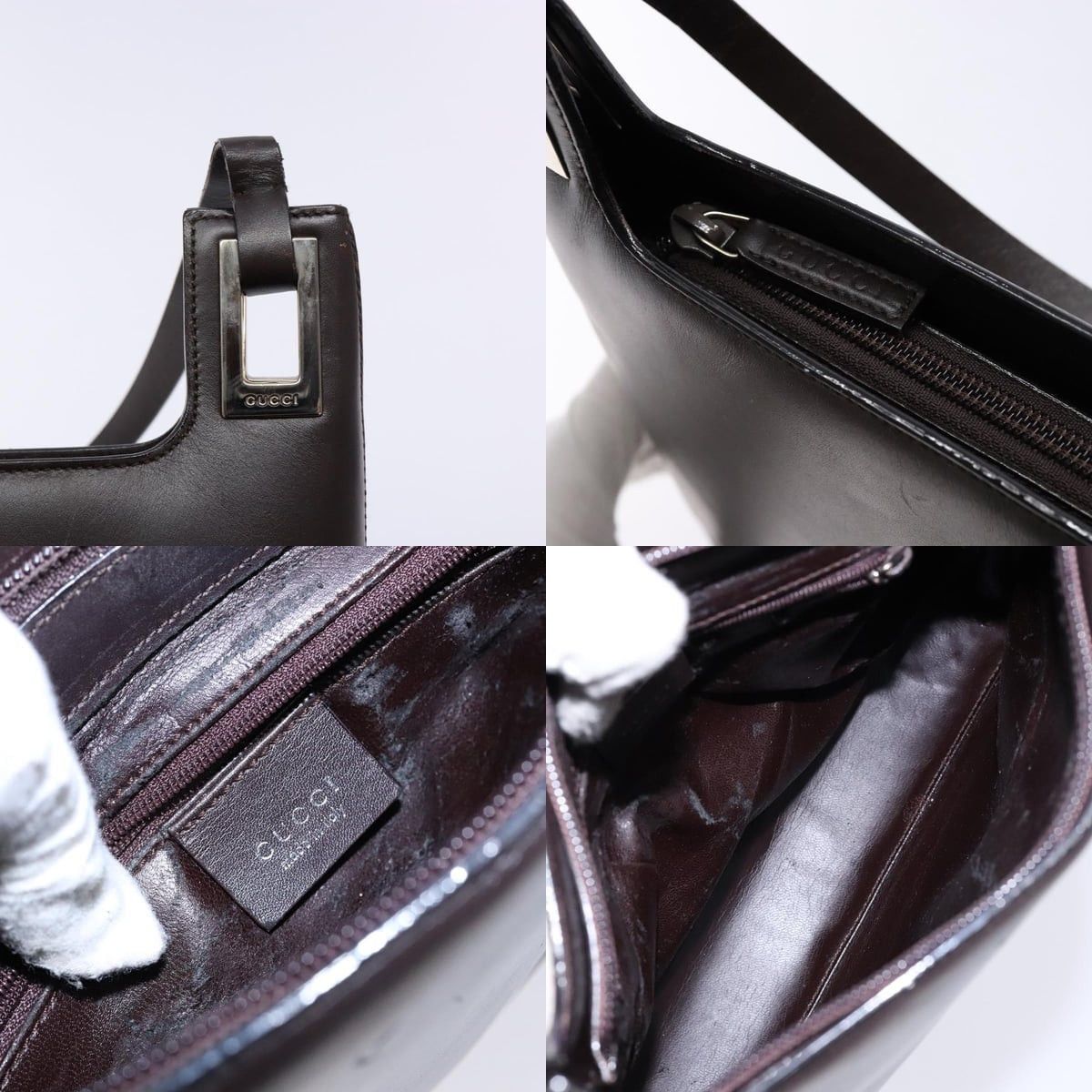 Gucci GUCCI Shoulder Bag Leather Brown 001 001 Size ONE SIZE - 11 Thumbnail