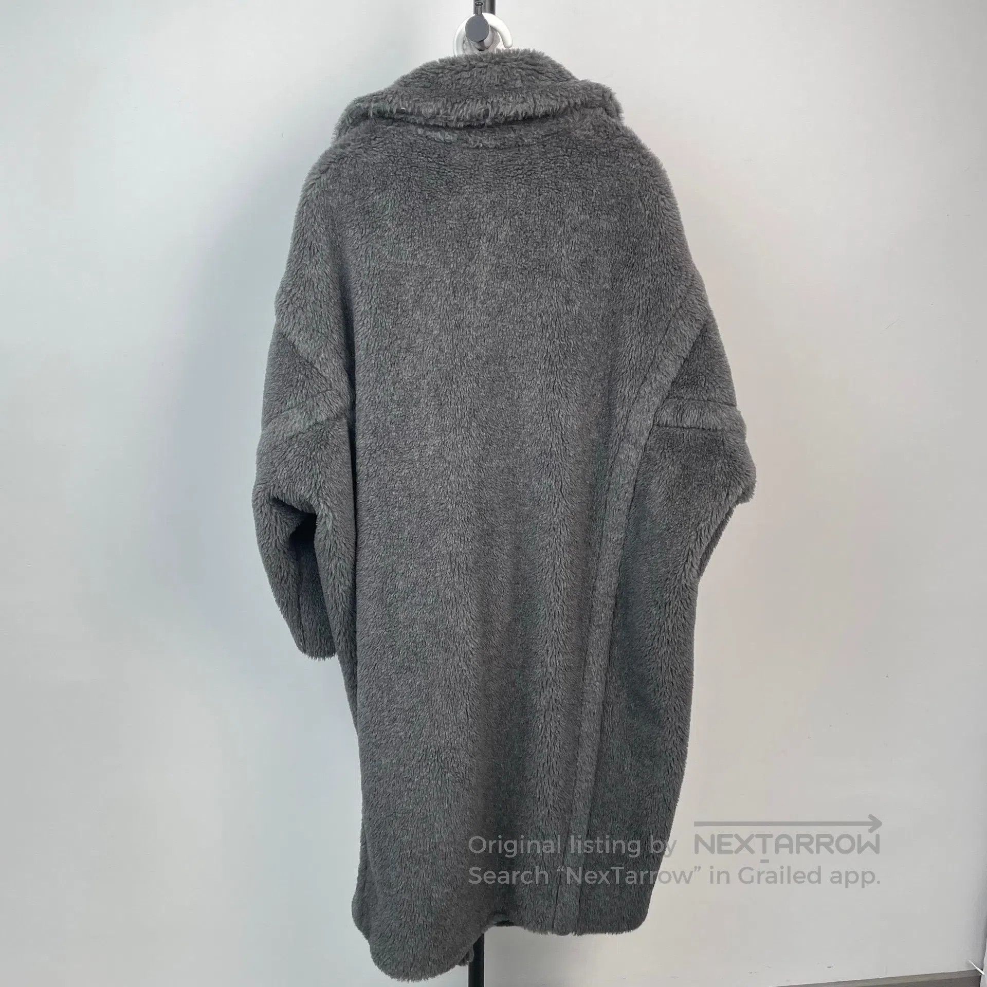 Max Mara Max Mara Dark Grey Teddy Series Teddy Bear Coat| Size S / US 4 / IT 40 - 2 Thumbnail