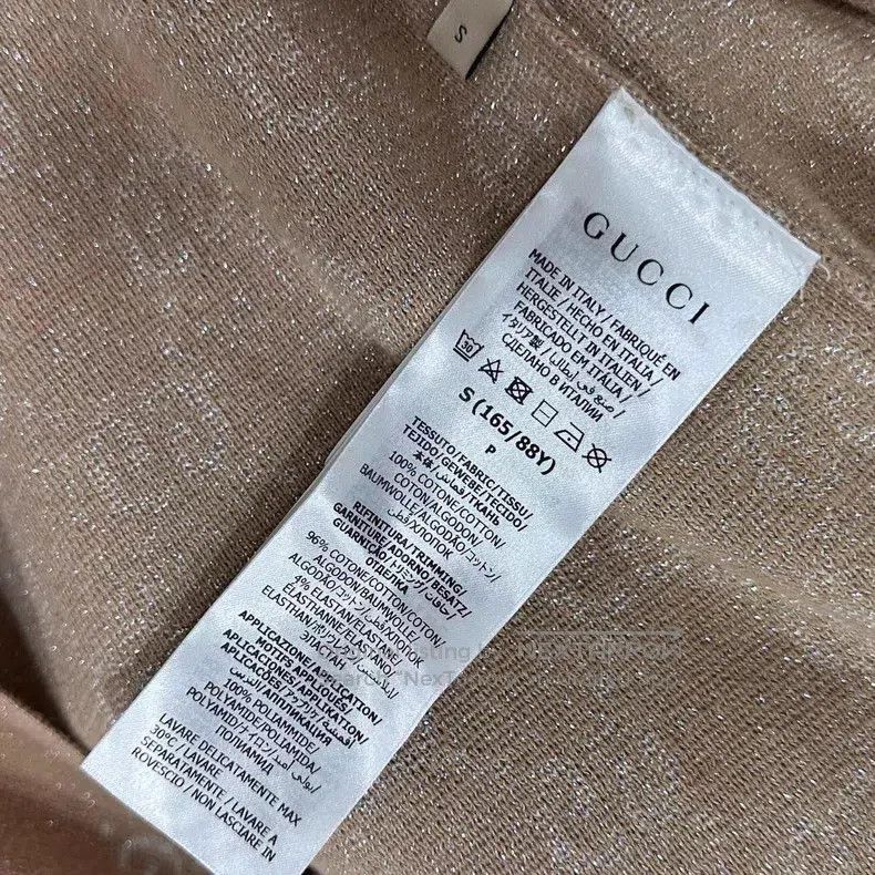 Gucci Gucci Gold and silver thread GG jacquard knitted cardigan Size S / US 4 / IT 40 - 5 Thumbnail