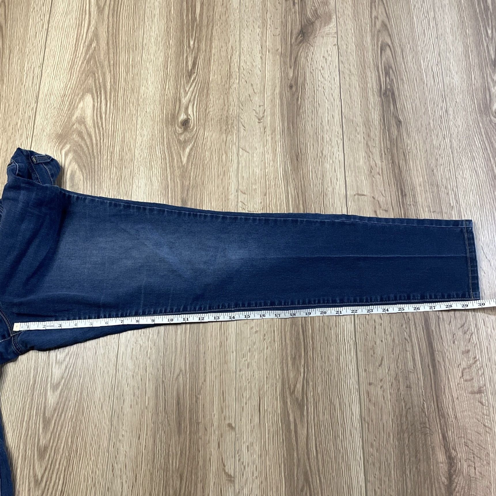 Vintage Maunces Jeans Womens Size Large Blue Low Rise Skinny Size 36" / US 14 / IT 50 - 6 Thumbnail