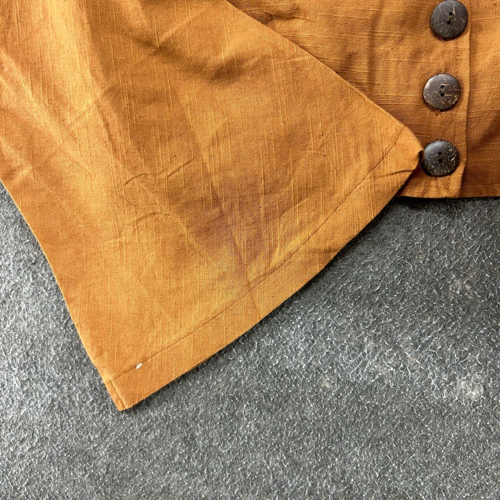 Bell VINTAGE Earthbound Jacket Womens XL Brown Cardigan Bell Sleeves Cropped Crop Butterfly 80s Womens Jacket Size XL / US 12-14 / IT 48-50 - 4 Thumbnail