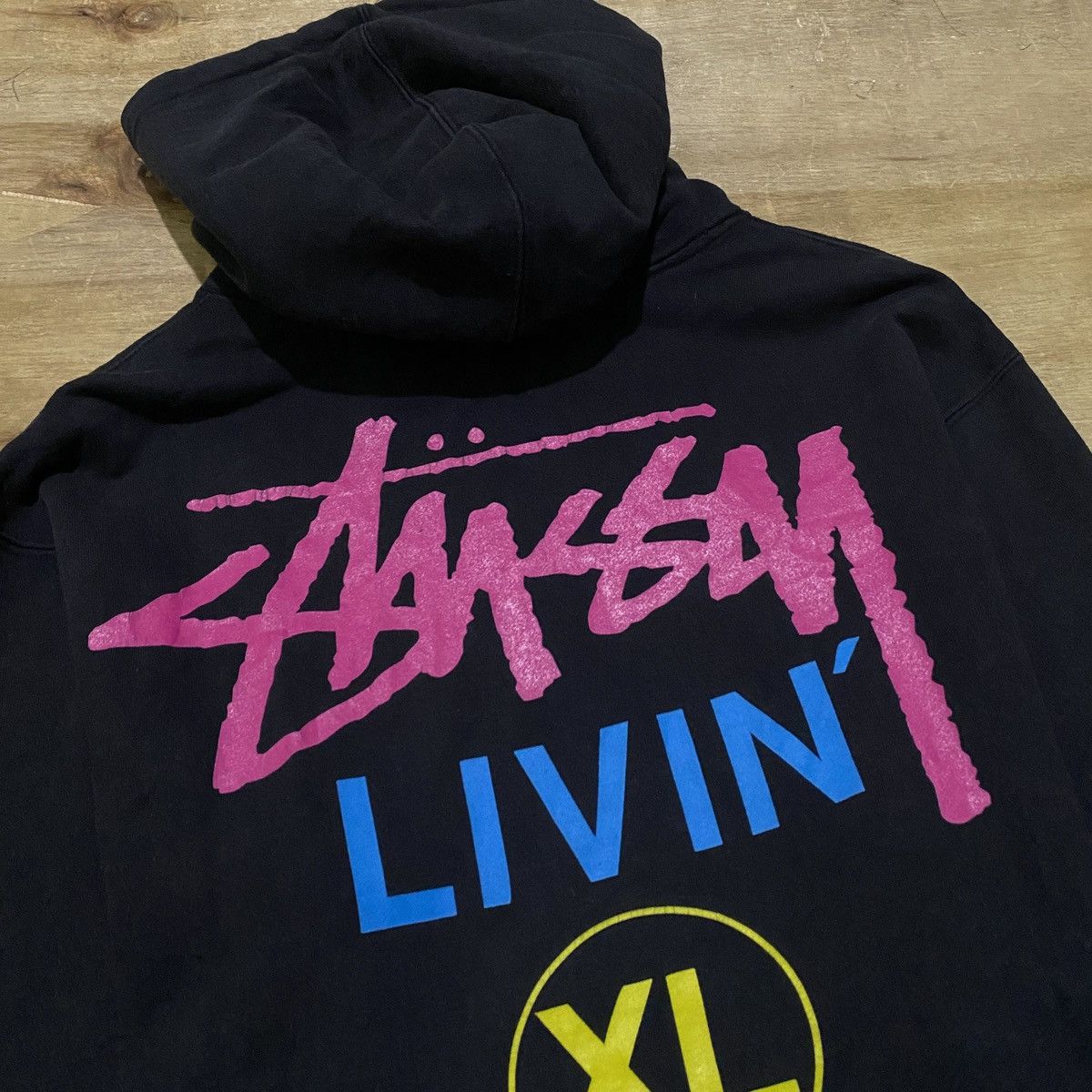 Stussy Y2k Hoodie Stussy livin Size US M / EU 48-50 / 2 - 4 Thumbnail