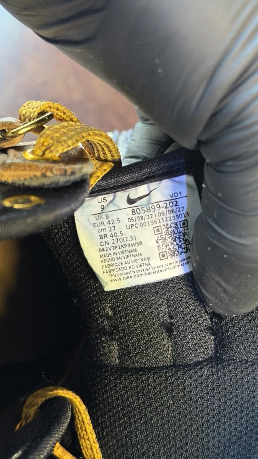 Nike Nike Lunar Force 1 Brown Men’s US 9 Waterproof 805899-202 Size US 9 / EU 42 - 9 Thumbnail
