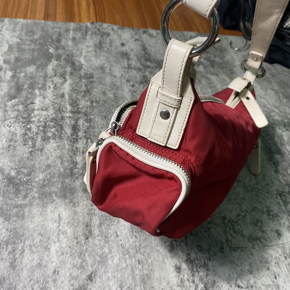 Burberry Burberry Red Shoulder Bag Size ONE SIZE - 6 Thumbnail